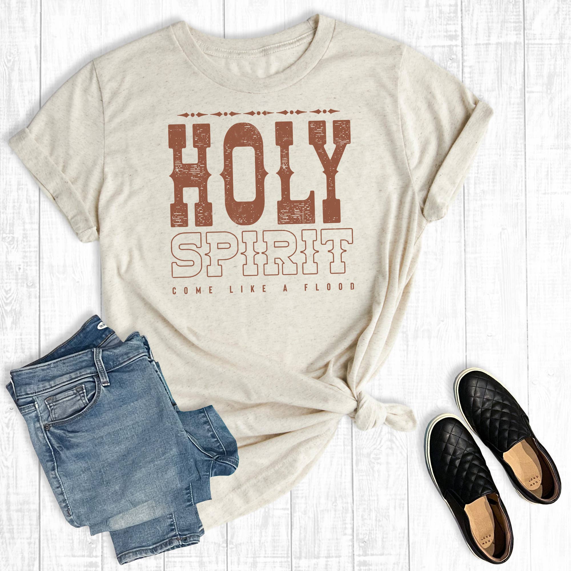 Western Faith Holy Spirit Graphic Tee Hoodie, Sweatshirt | PodTeesHub.com