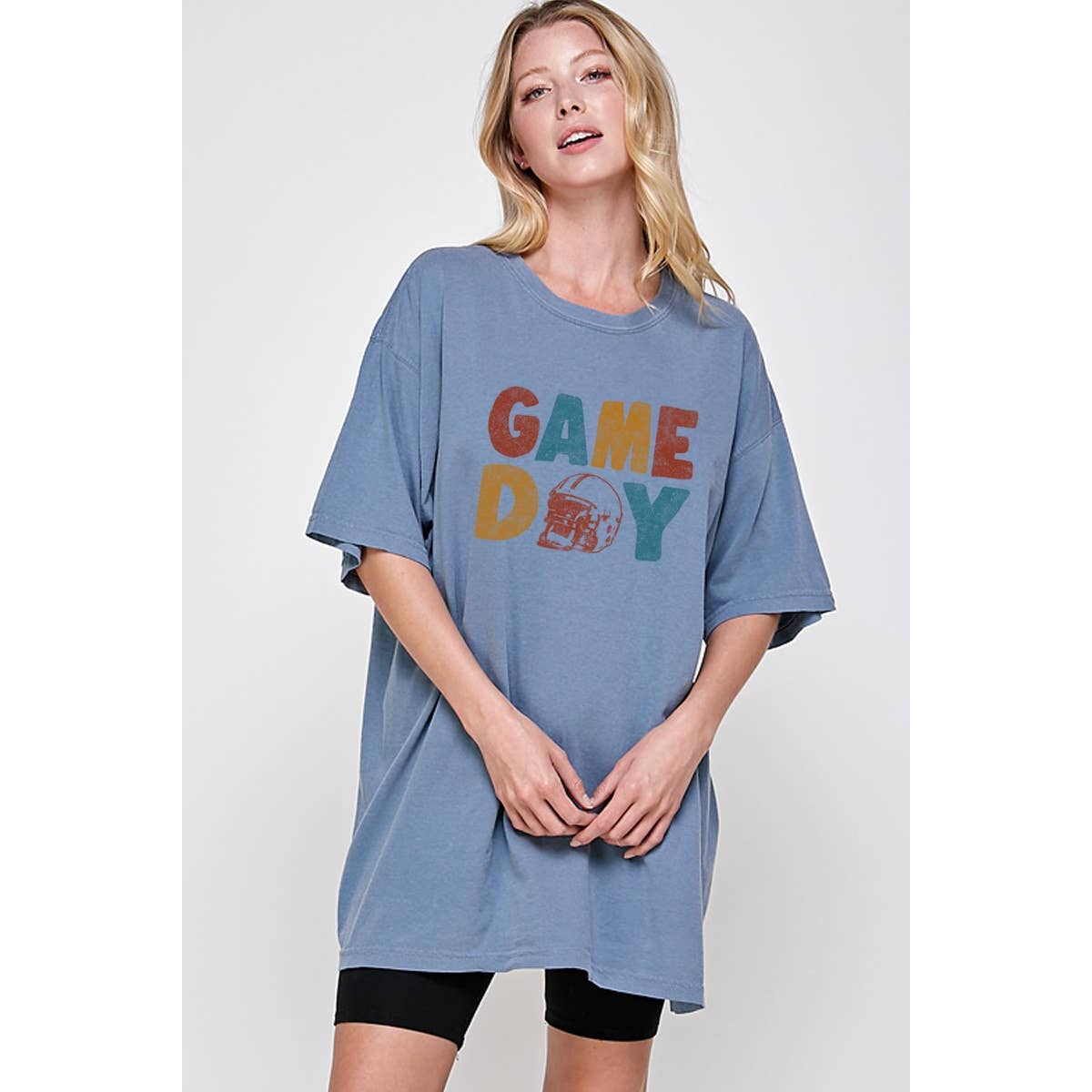 Game Day  Vintage Graphic Oversized Tee Hoodie, Sweatshirt | PodTeesHub.com