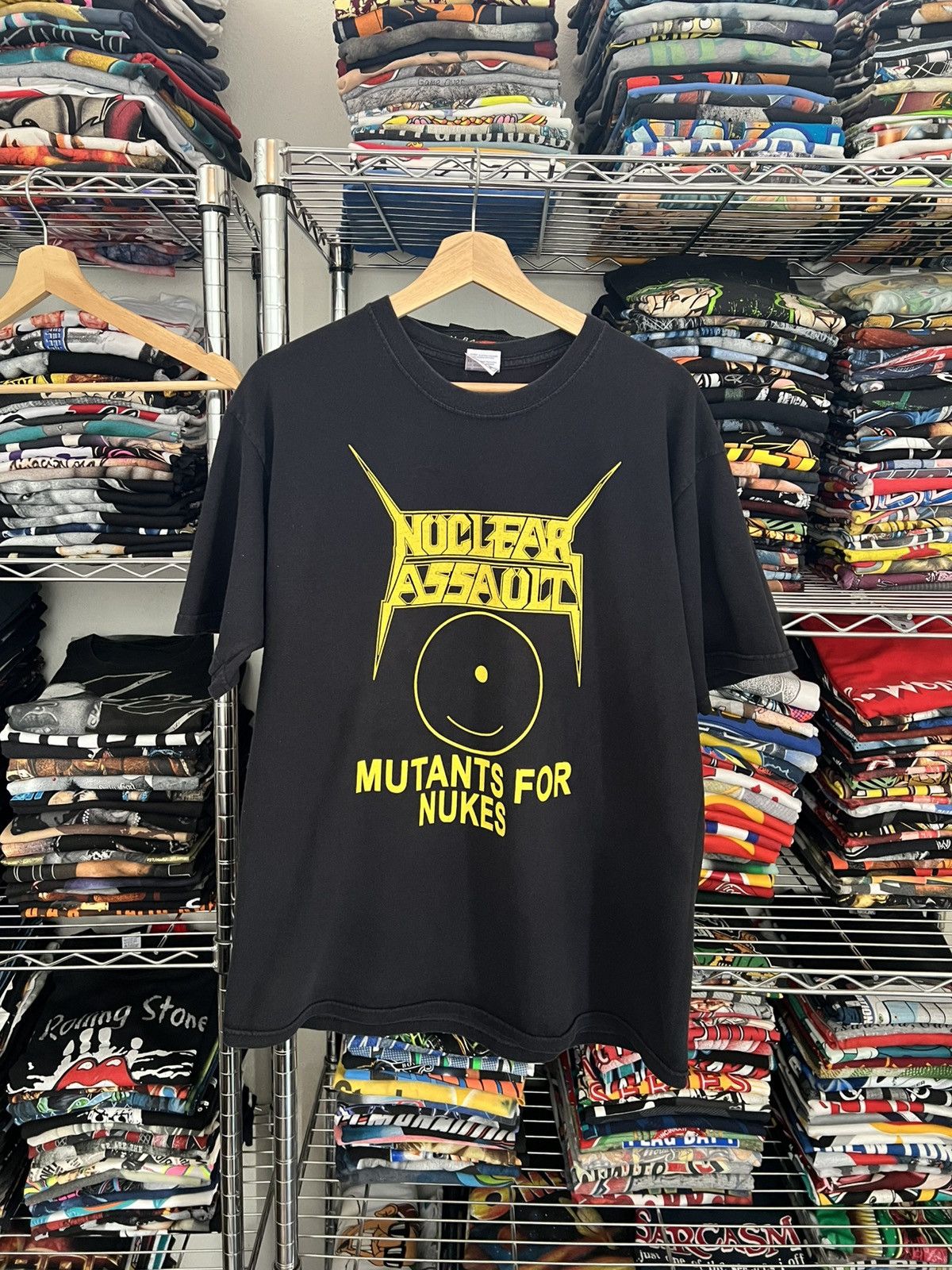 Band Tees 2000s Nuclear Assault Mutants For Nukes Whoops Metal Tee Hoodie, Sweatshirt | PodTeesHub.com