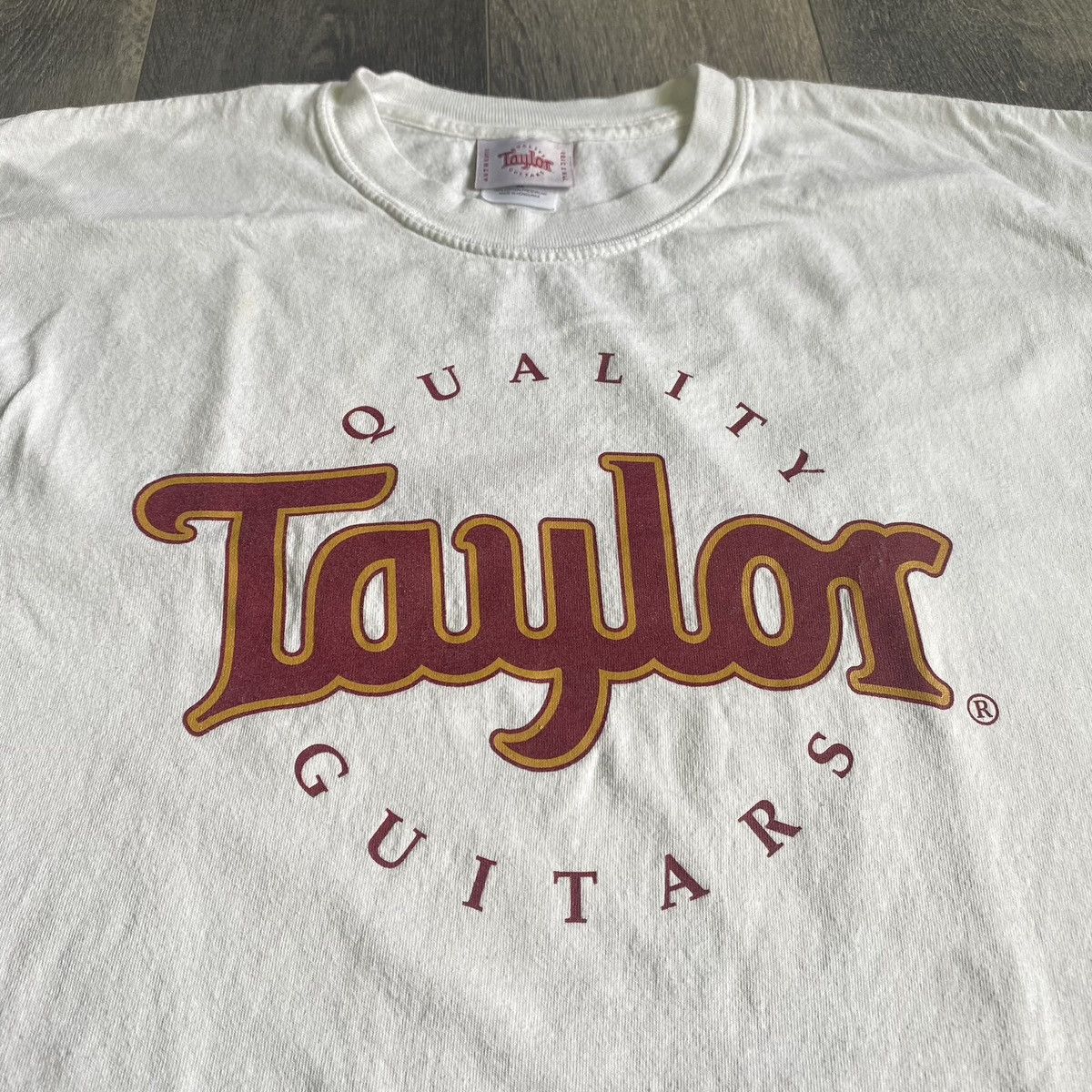 Vintage 1990s Taylor Quality Guitars Band Rock Retro T Shirt Hoodie, Sweatshirt | PodTeesHub.com