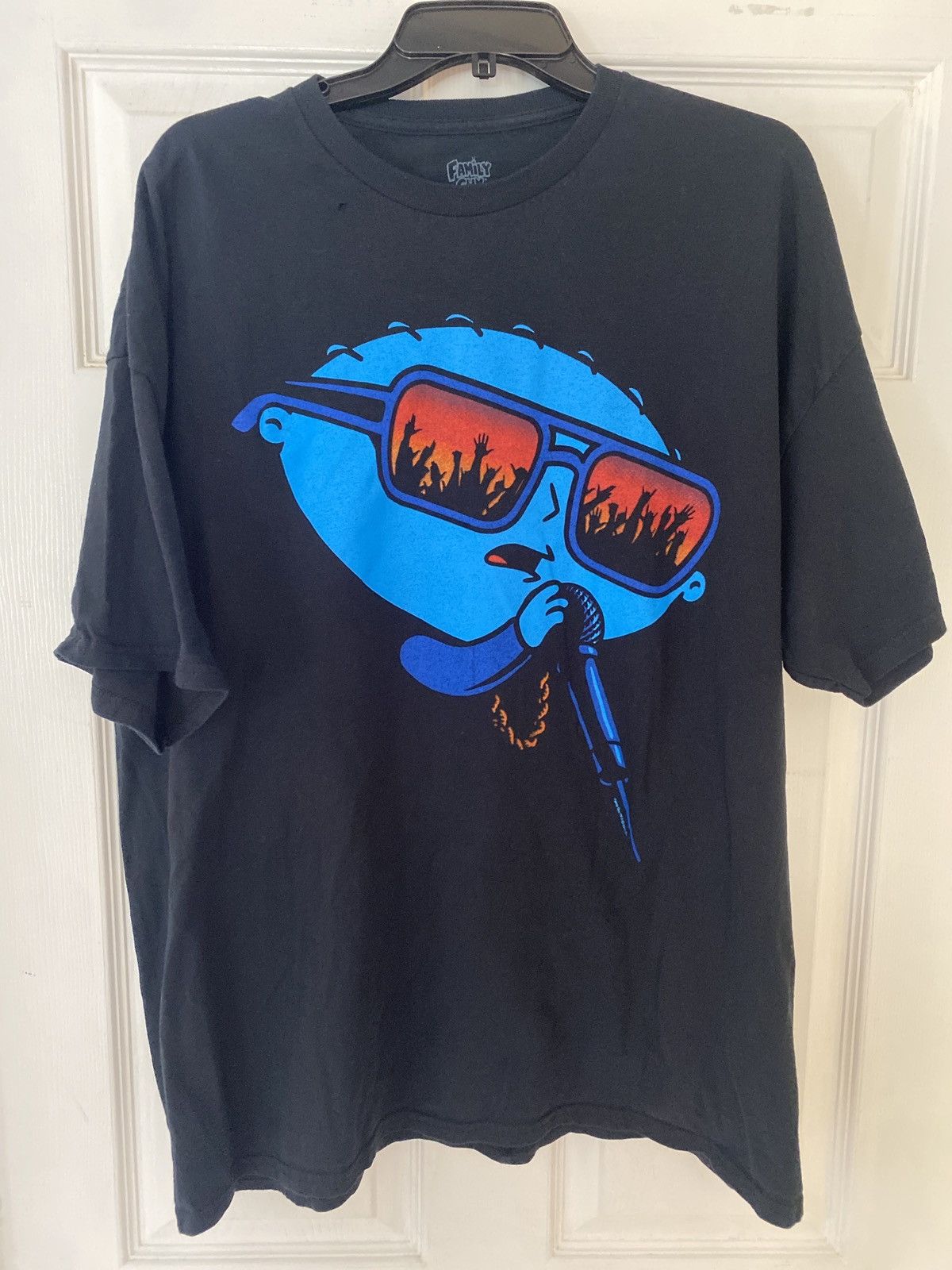 Vintage Family Guy Stewie Dj Mc Logo T-Shirts, Hoodie, Sweatshirt | PodTeesHub.com
