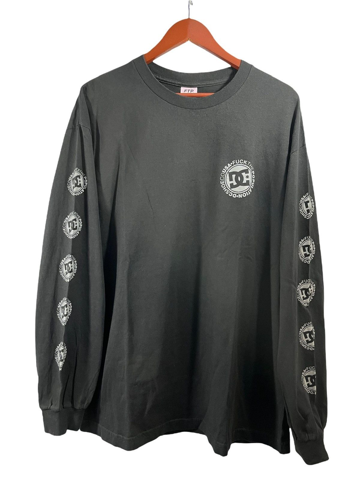 Fuck Population Pop Up Long Sleeve Ftp X Dc T-Shirts, Hoodie, Sweatshirt