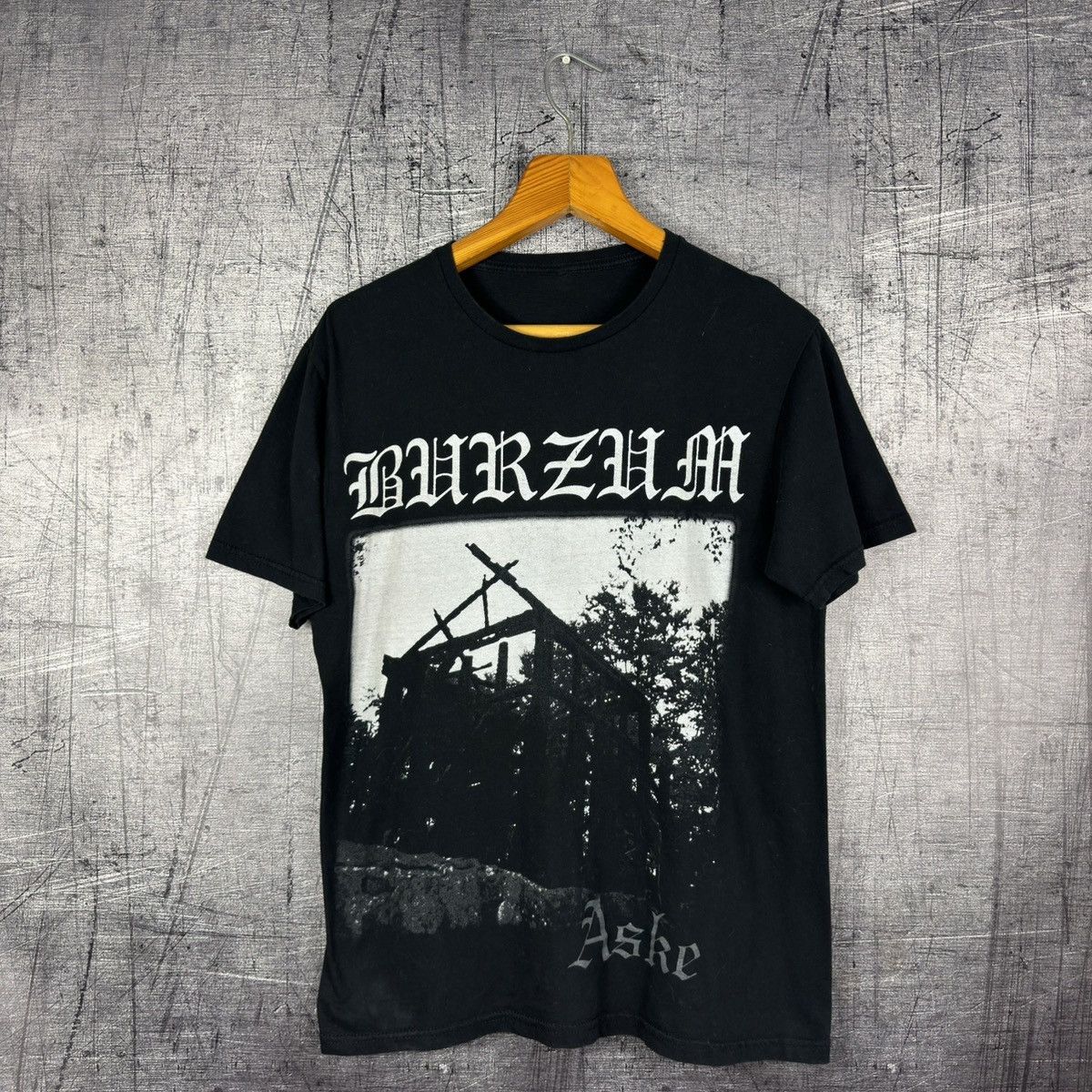 Band Tees Burzum Aske Black Metal T Shirt Tee Size L Hoodie, Sweatshirt | PodTeesHub.com