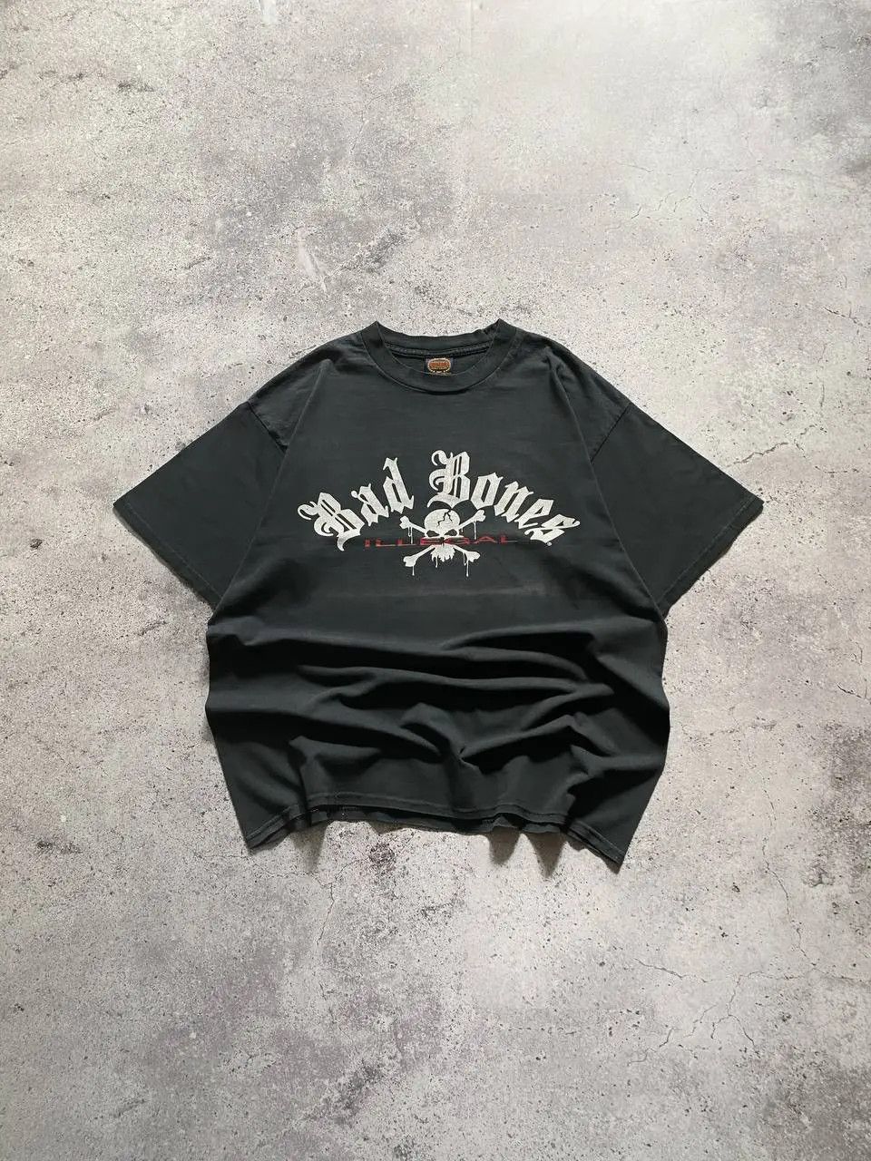 Vintage 90s Vince Neil Motley Crue Bones Illegal Faded Tee Hoodie, Sweatshirt | PodTeesHub.com