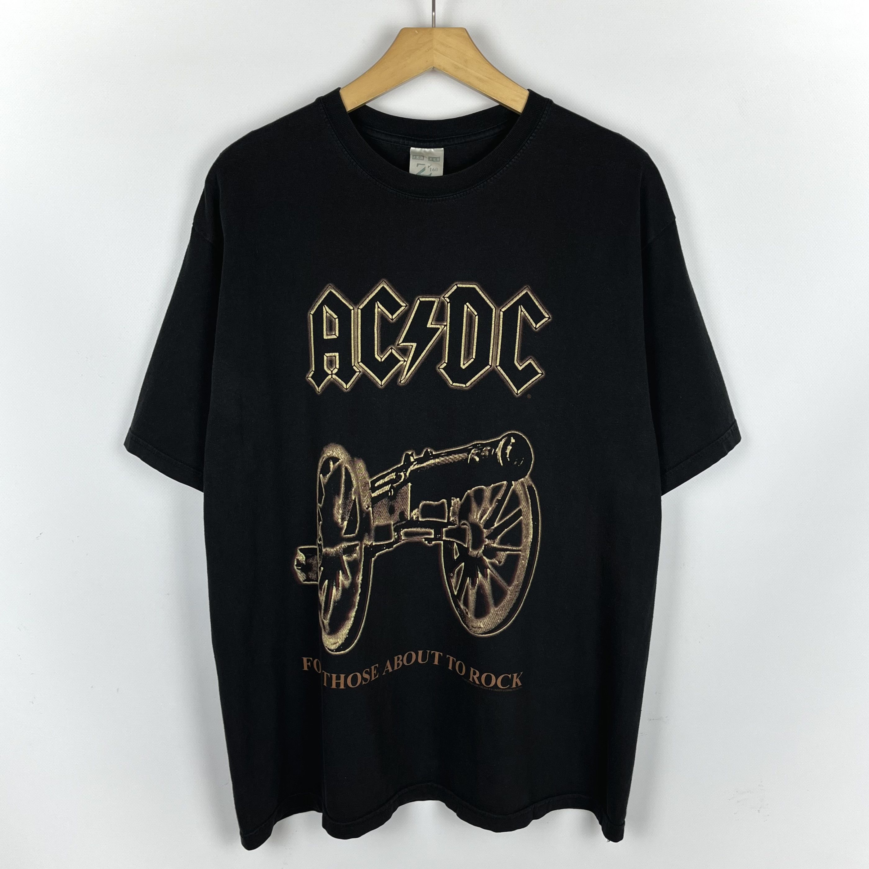 Band Tees Vintage Ac Dc For Those About To Rock Band T Shirt 1999 Hoodie, Sweatshirt | PodTeesHub.com