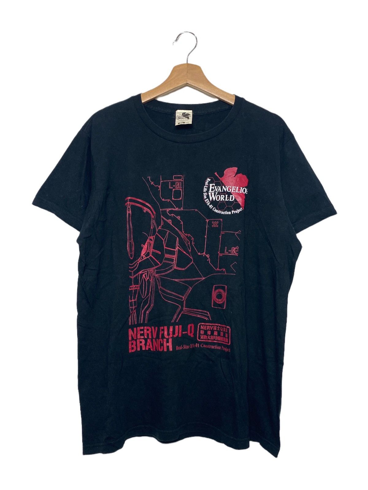 Japanese Brand X Vintage Vintage Evangelion Tees Akira Anime Hoodie, Sweatshirt | PodTeesHub.com