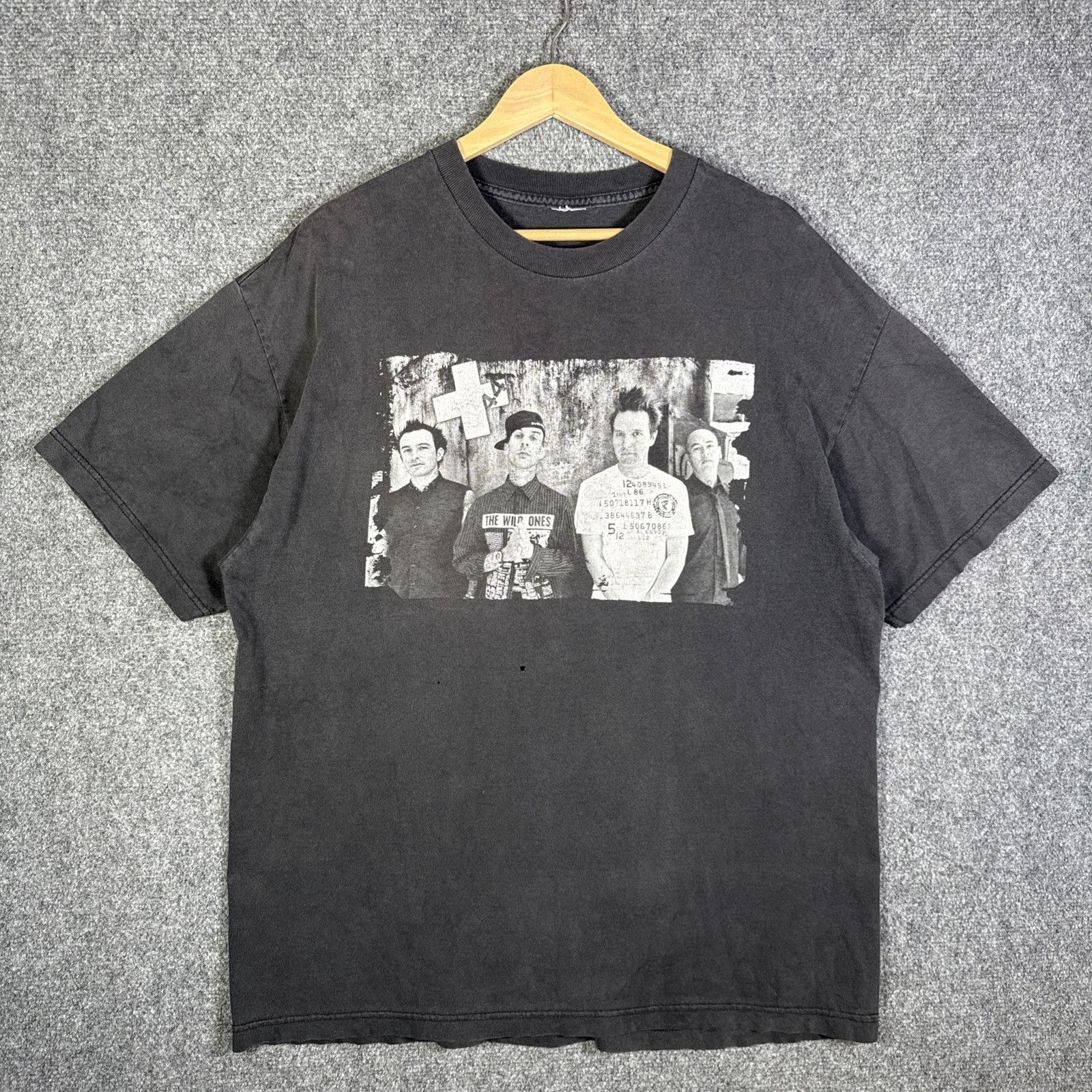 Band Tees Vintage Blink 182 Shirt Xl Y2k Band Tee Tour 44 2007 Faded Hoodie, Sweatshirt | PodTeesHub.com