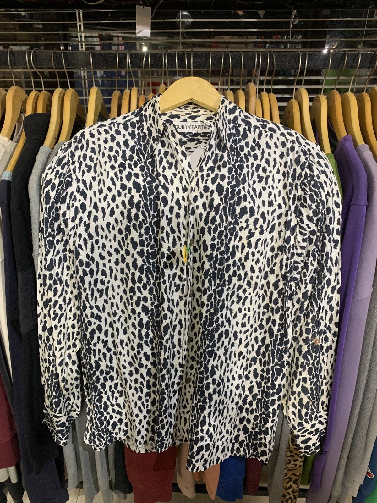 Maria Wacko Maria Rayon Leopard Shirt T-Shirts, Hoodie, Sweatshirt