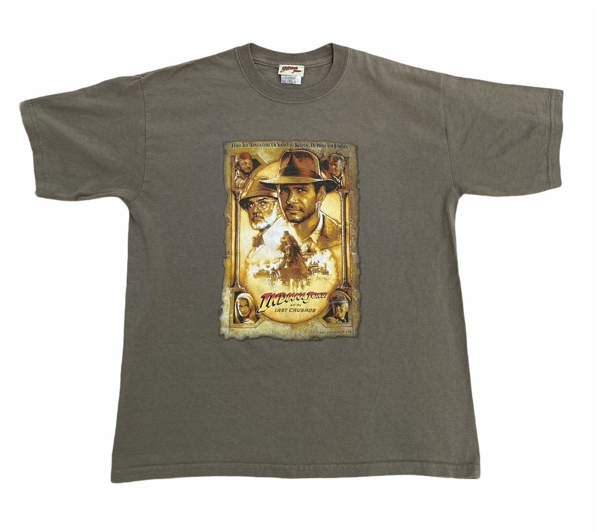 Vintage Indiana Jones The Last Crusade Lucas Film T Shirt Hoodie, Sweatshirt | PodTeesHub.com