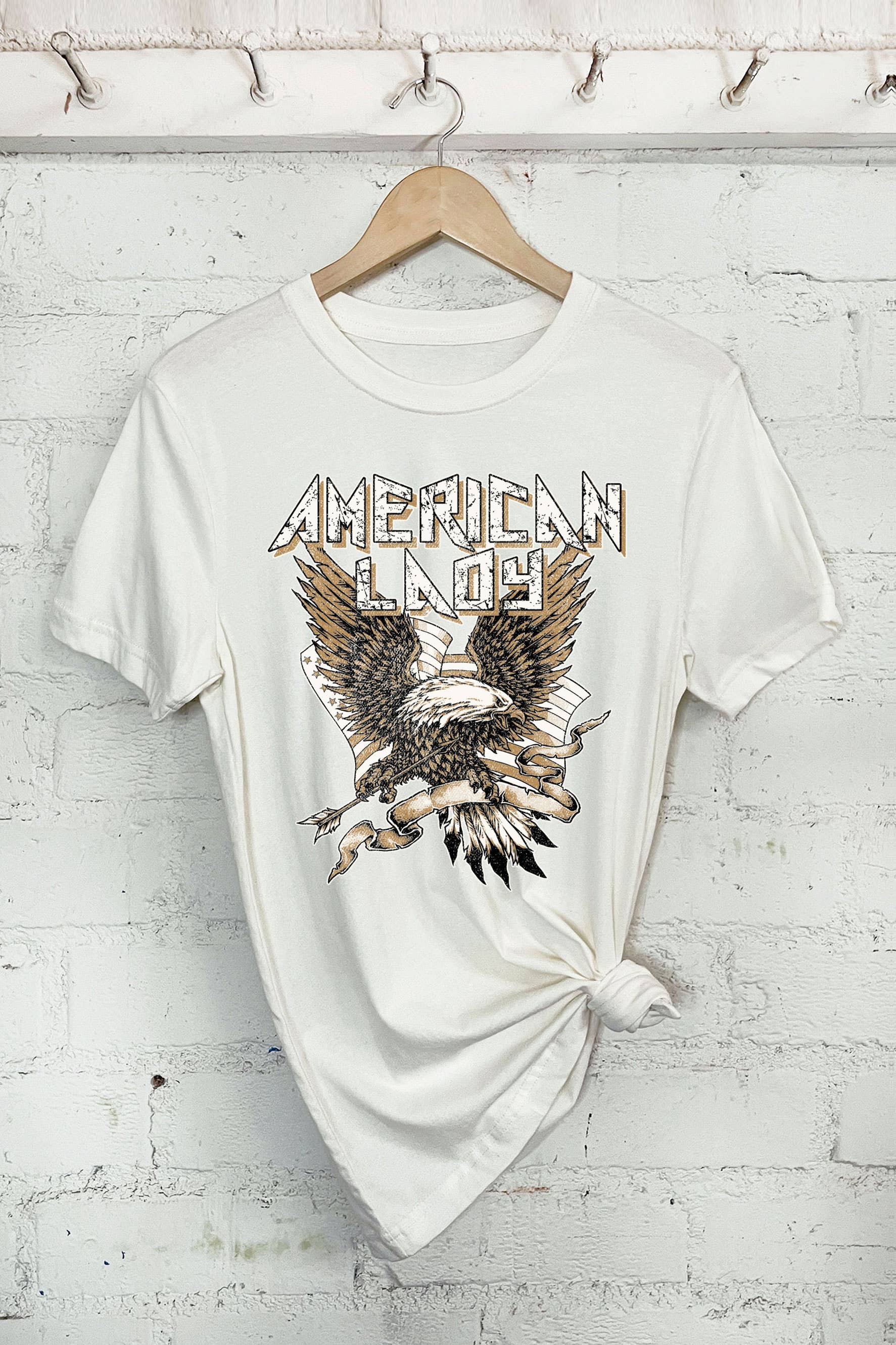 American Lady - Unisex Screen Printed T-Shirt Hoodie, Sweatshirt | PodTeesHub.com