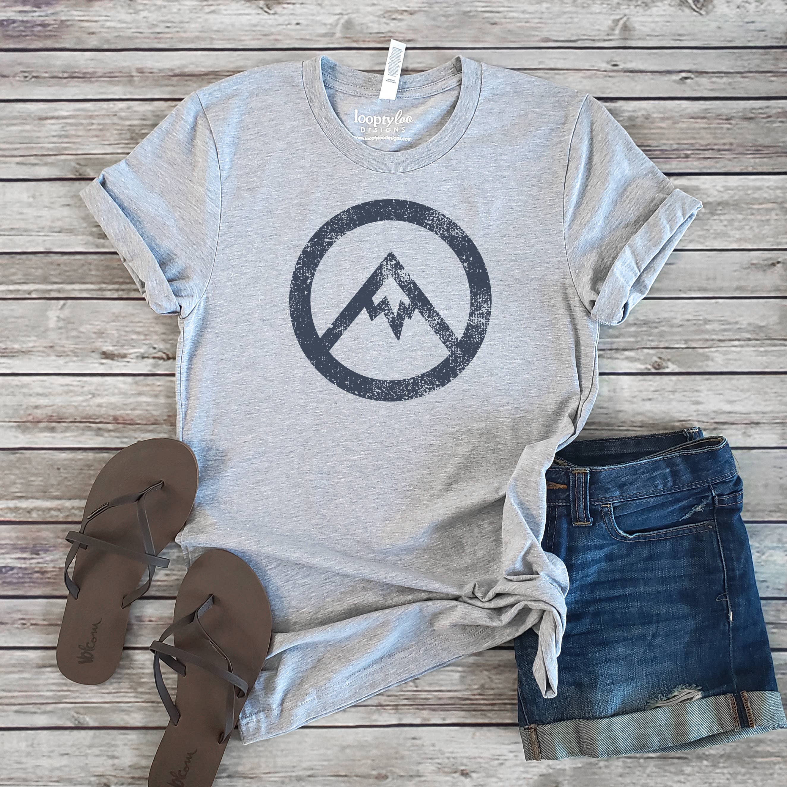 Minimalist Mountain Tee | Outdoor | Sizes XS-2XL Hoodie, Sweatshirt | PodTeesHub.com