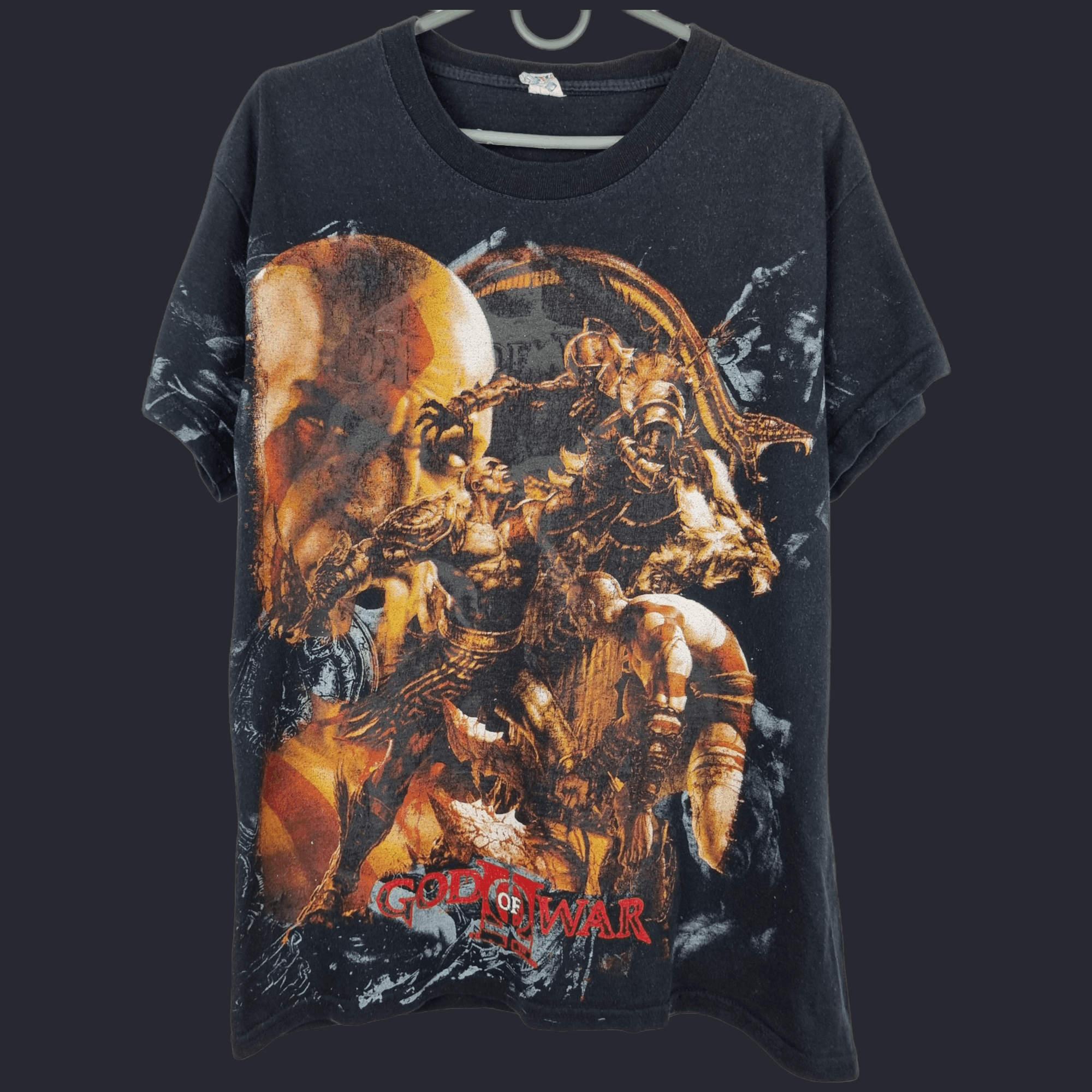 Playstation Vintage God Of War T Shirt Kratos Like Resident Evil Hoodie, Sweatshirt | PodTeesHub.com