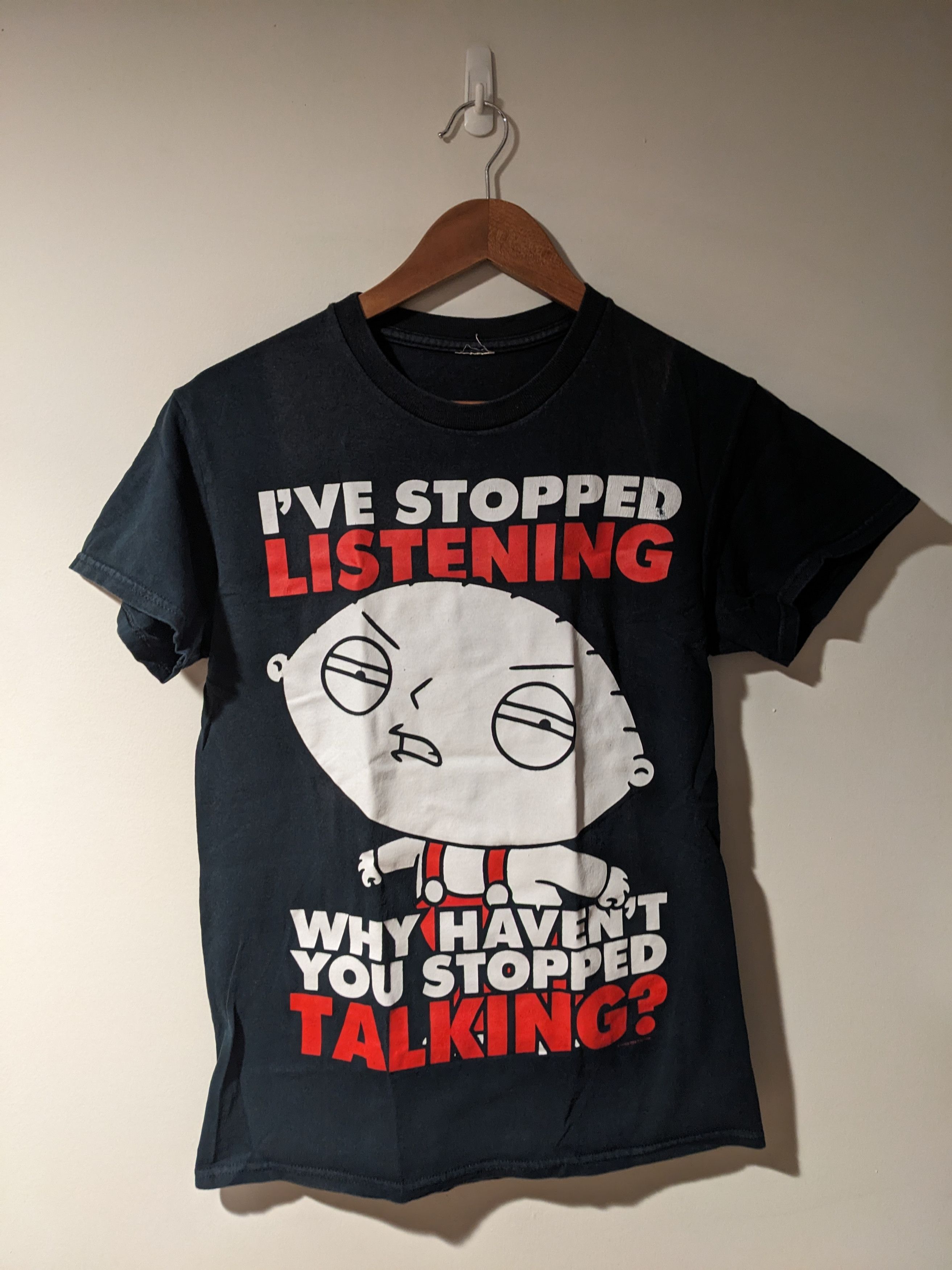 Vintage 2011 Stewie Adult Swim Family Guy Small T Shirt Hoodie, Sweatshirt | PodTeesHub.com
