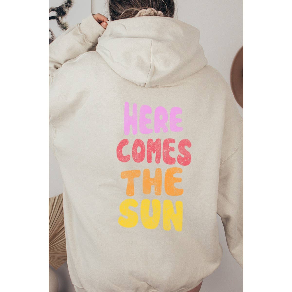 Here Comes the Sun  Graphic  Hoodie T-Shirts, Sweatshirt | PodTeesHub.com