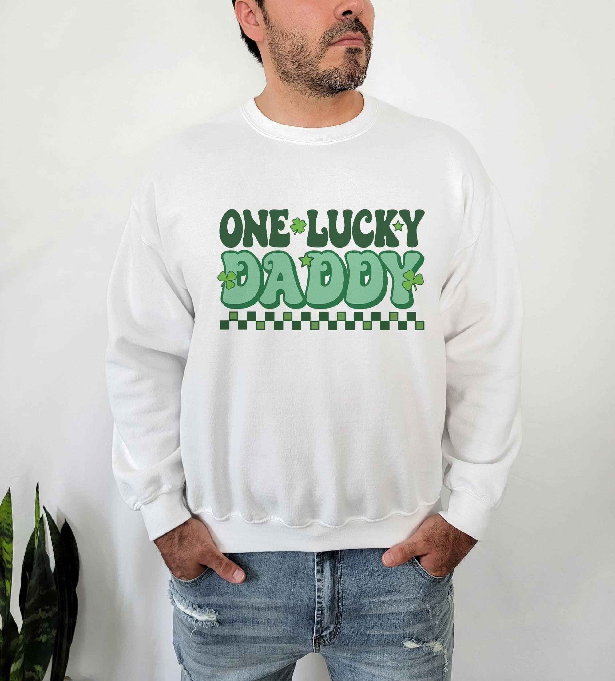 Lucky Dad St. Patrick's Day Sweatshirt T-Shirts, Hoodie | PodTeesHub.com