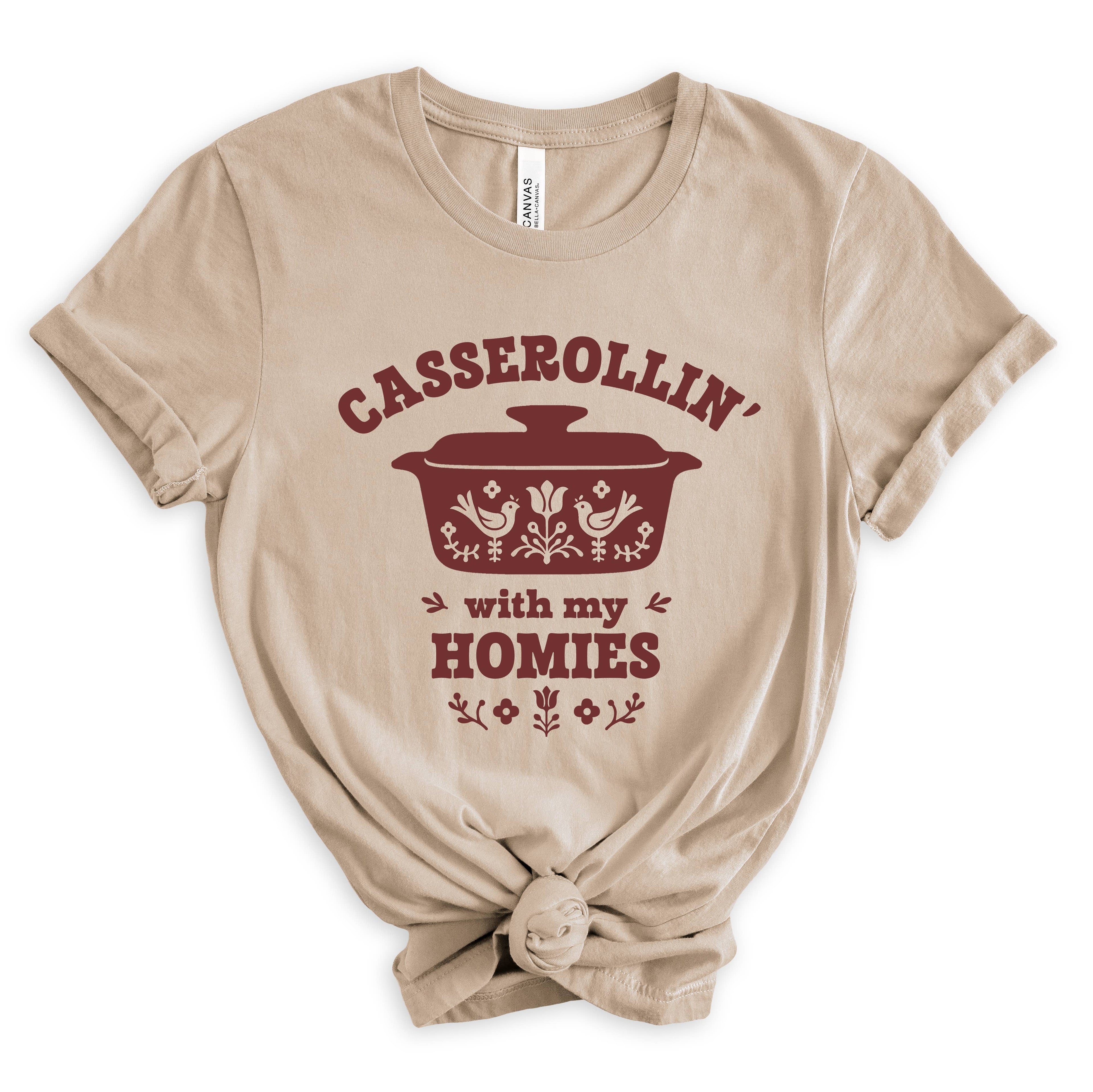 Thanksgiving Tee, Casserole Shirt, Funny Fall Shirt, Graphic Hoodie, Sweatshirt | PodTeesHub.com