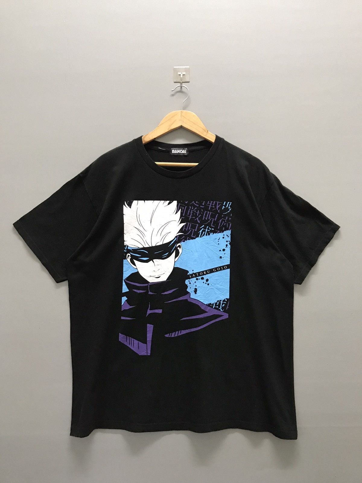 Anime Vintage Bandai Jujutsu Kaisen Satoru Gojo Anime Tee Hoodie, Sweatshirt | PodTeesHub.com