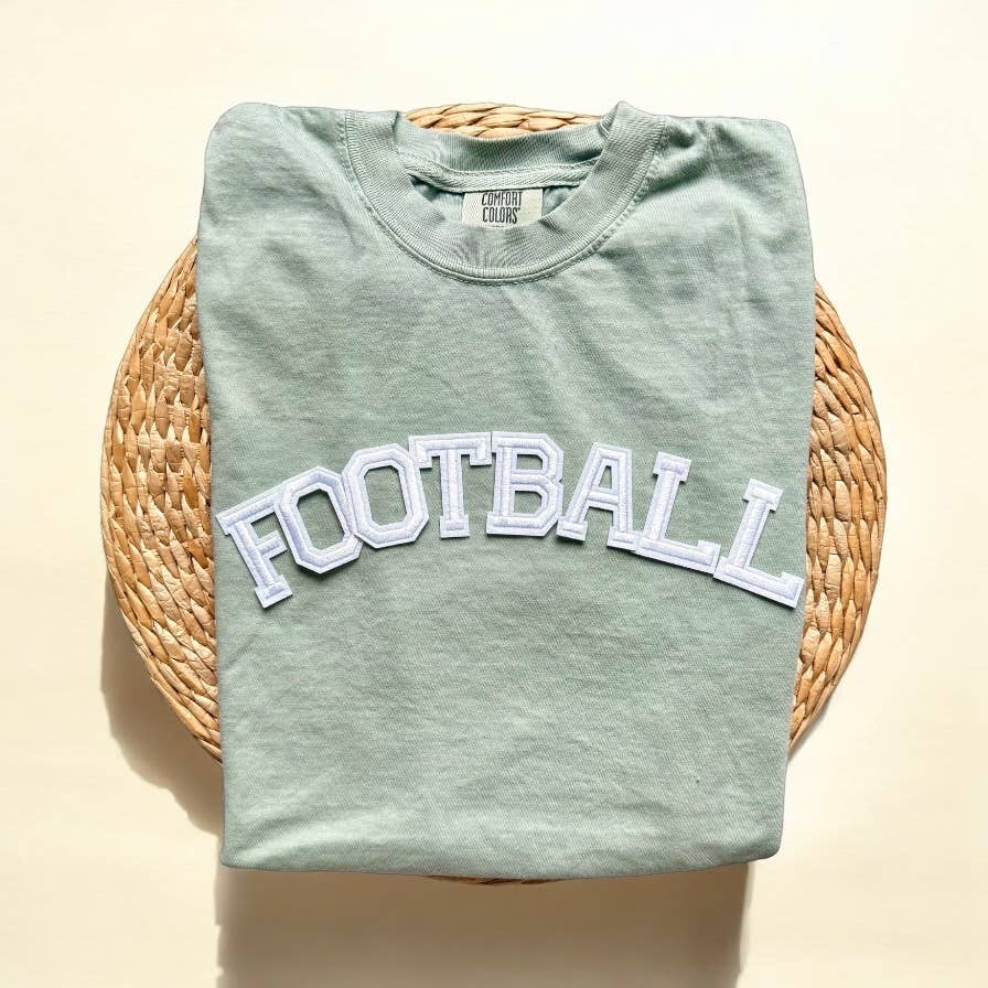 Comfort  Colors Football Shirt, Football Season Tee Hoodie, Sweatshirt | PodTeesHub.com