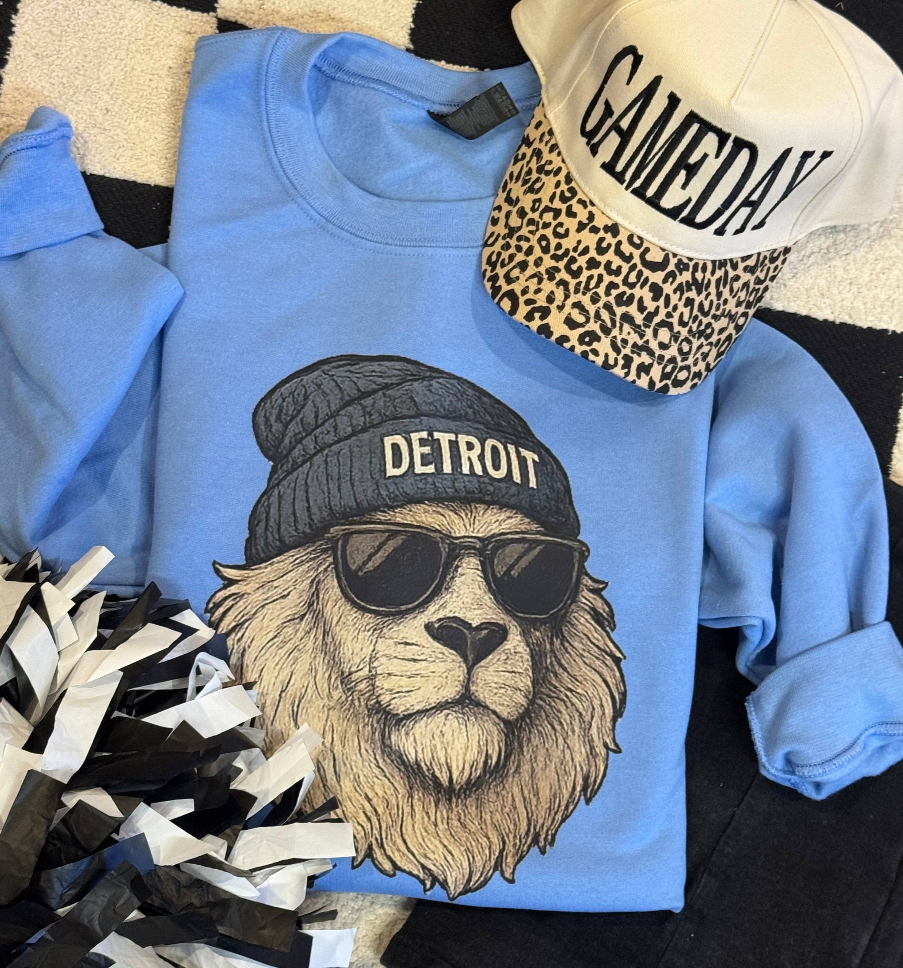 Detroit Cool Mascot Sweatshirt T-Shirts, Hoodie | PodTeesHub.com