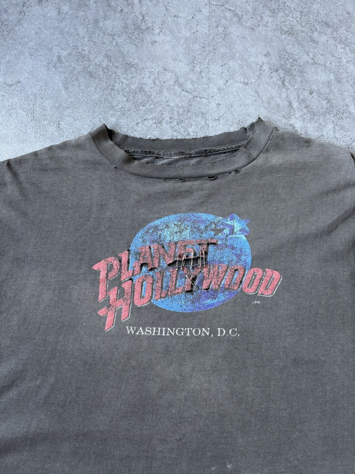 Planet Hollywood Super Trash Faded Planet Hollywood T-Shirts, Hoodie, Sweatshirt | PodTeesHub.com