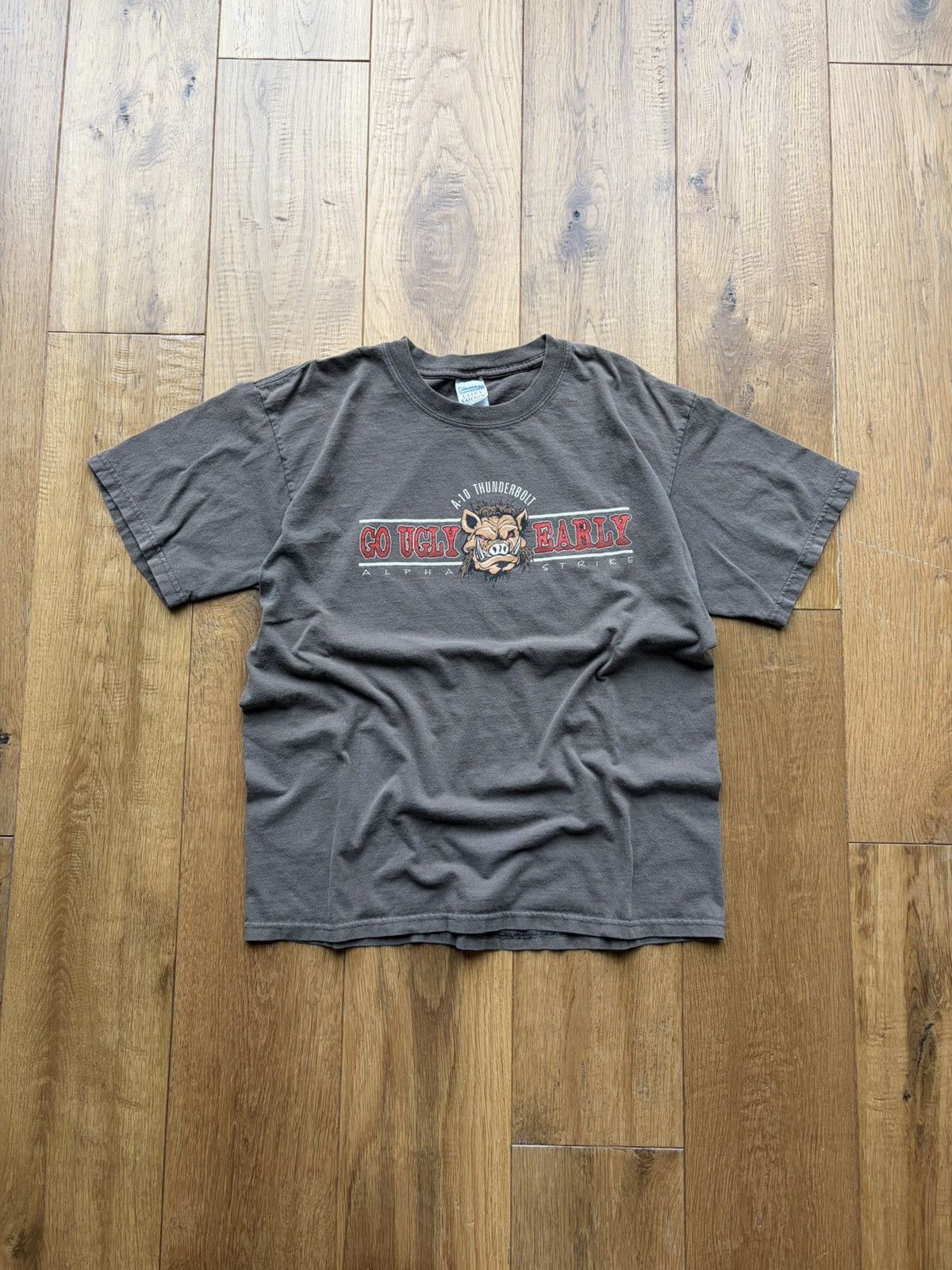 Vintage Military A 10 Thunderbolt Warthog Y2k T Shirt Hoodie, Sweatshirt | PodTeesHub.com