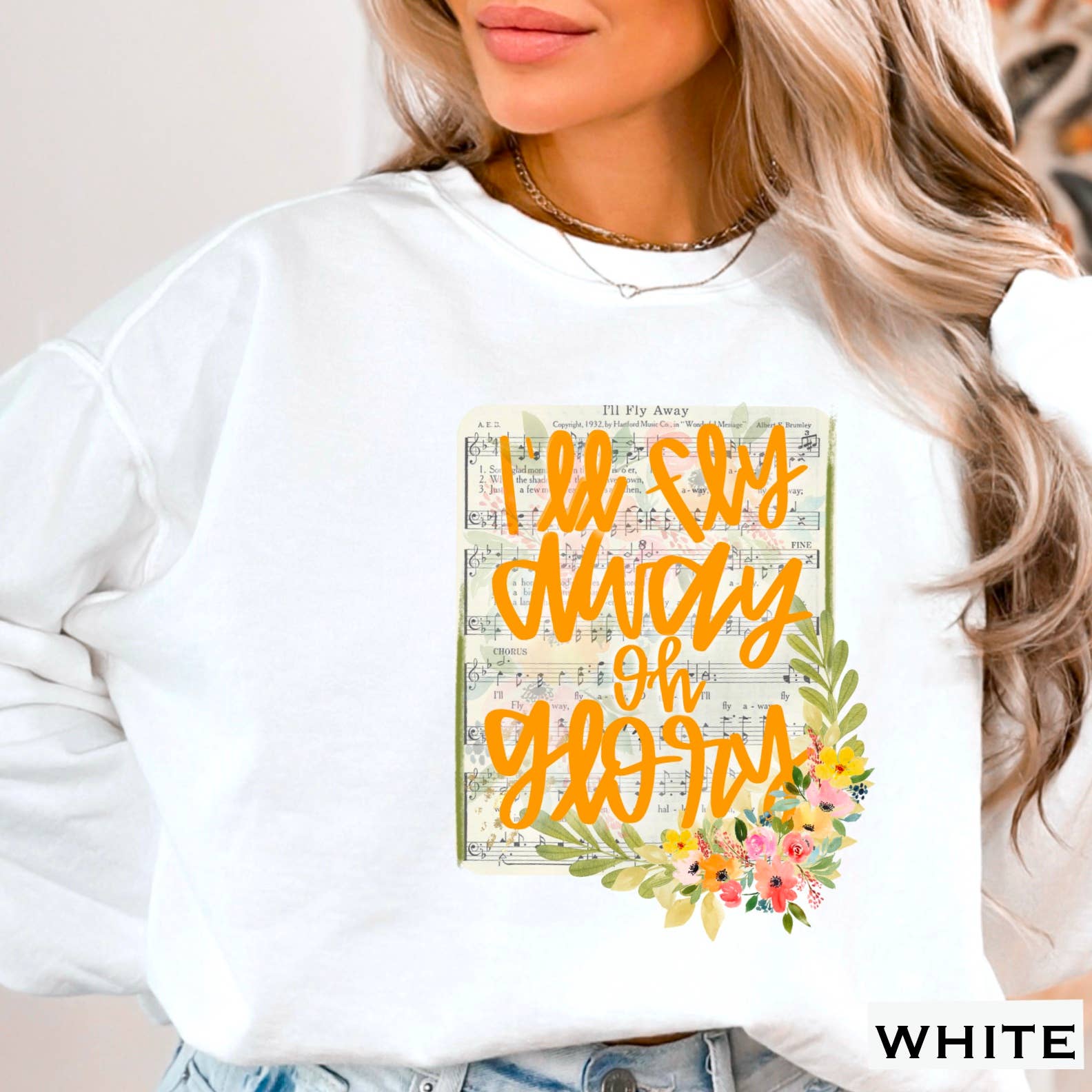 I’Ll Fly Away Christian  Graphic Sweatshirt T-Shirts, Hoodie | PodTeesHub.com