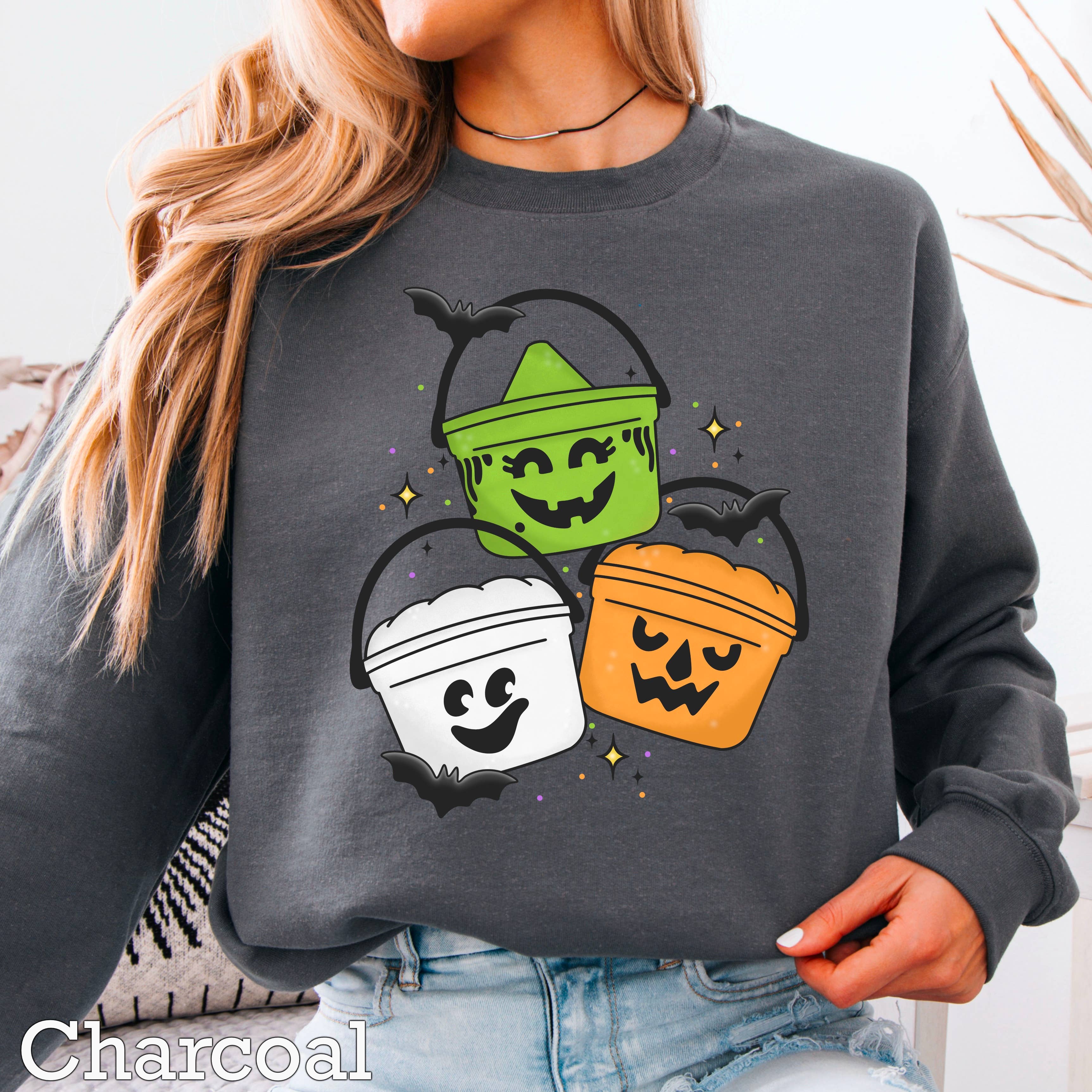 Halloween Meal Bucket Halloween 2025 Graphic Sweatshirt T-Shirts, Hoodie | PodTeesHub.com