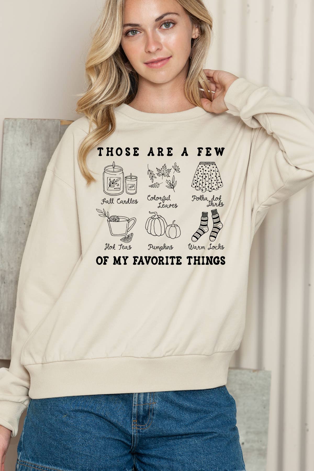Women Fall Theme Graphic Print Solid Sweater T-Shirts, Hoodie, Sweatshirt | PodTeesHub.com