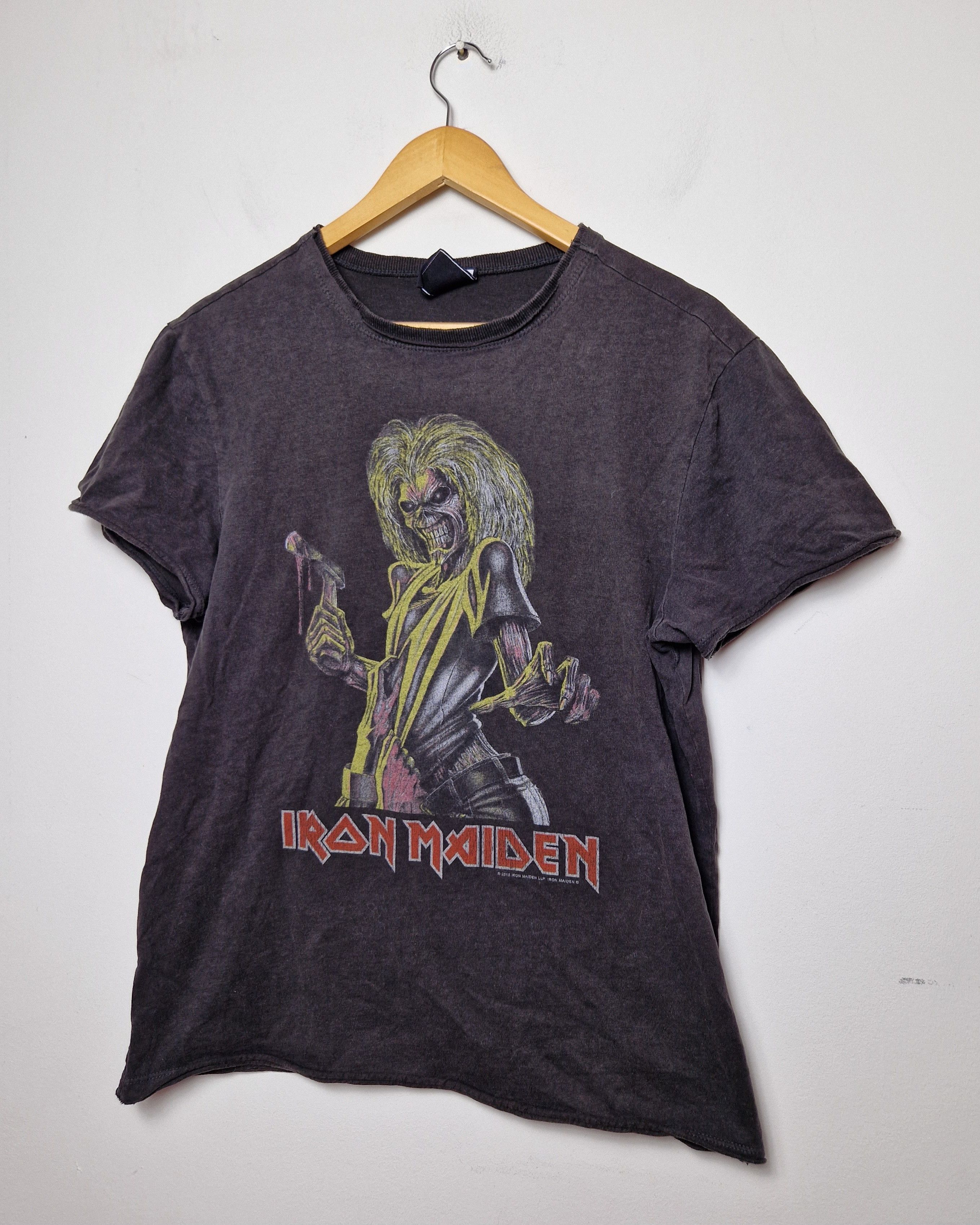 Maiden Iron Maiden Distressed Faded Tee Hoodie, Sweatshirt | PodTeesHub.com