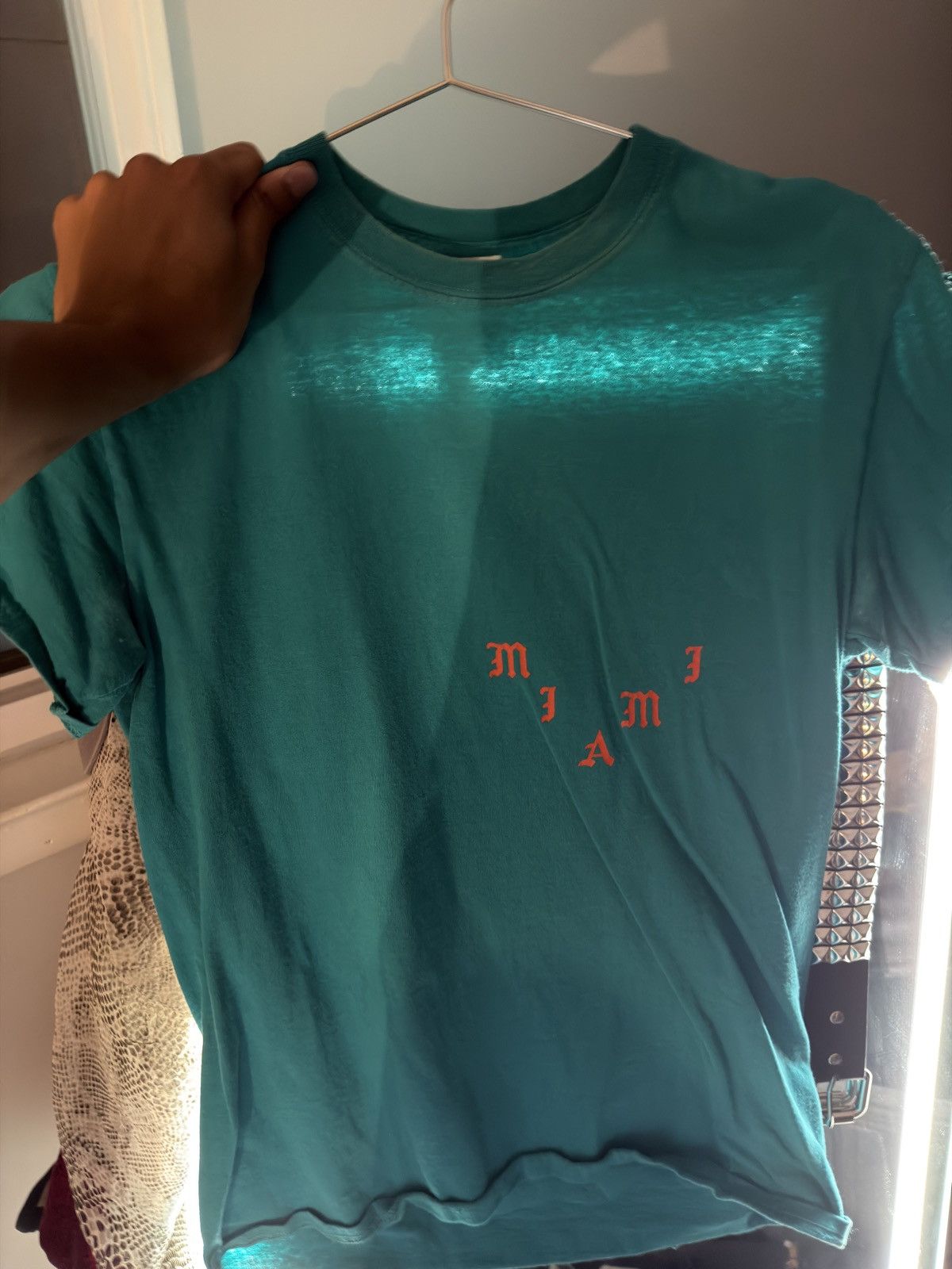 Kanye West I Feel Like Pablo Teal Tee Hoodie, Sweatshirt | PodTeesHub.com