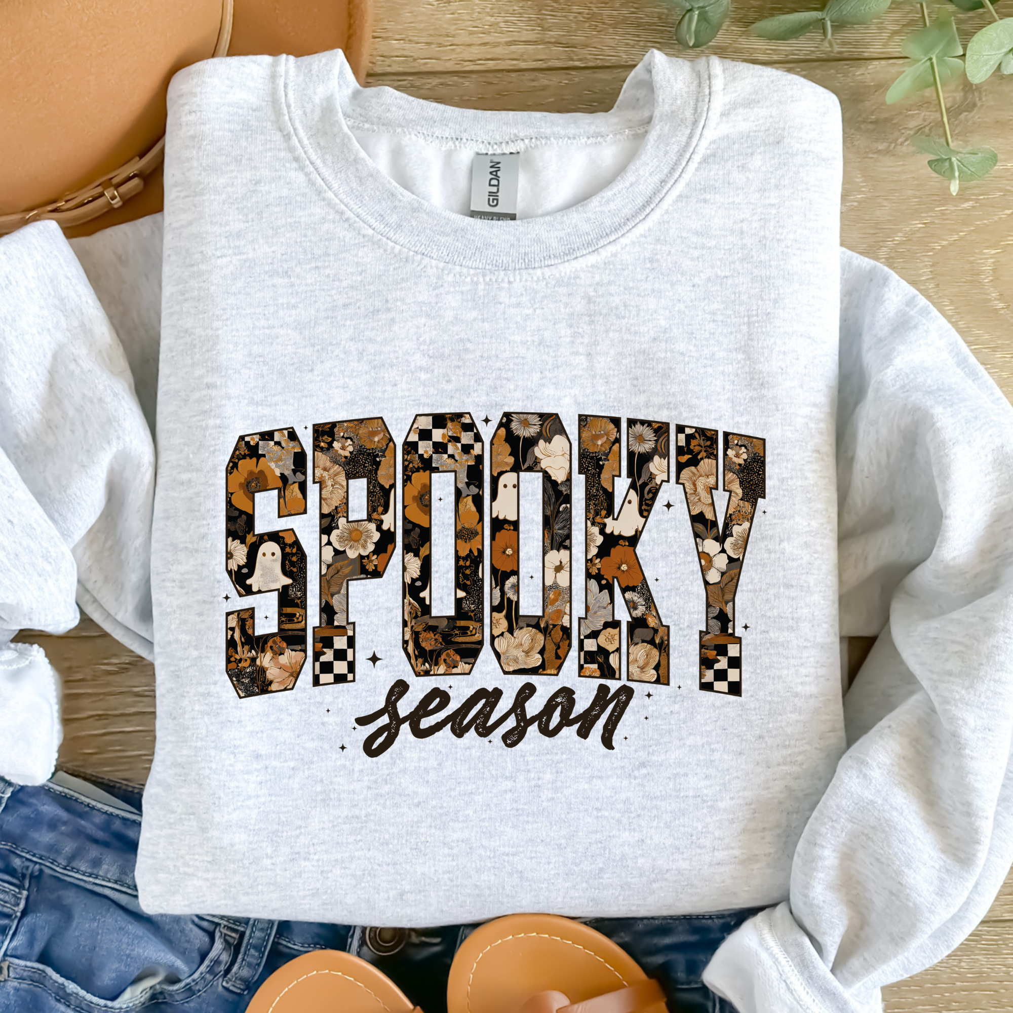 Spooky Season Graphic Tee/Crewneck Hoodie, Sweatshirt | PodTeesHub.com