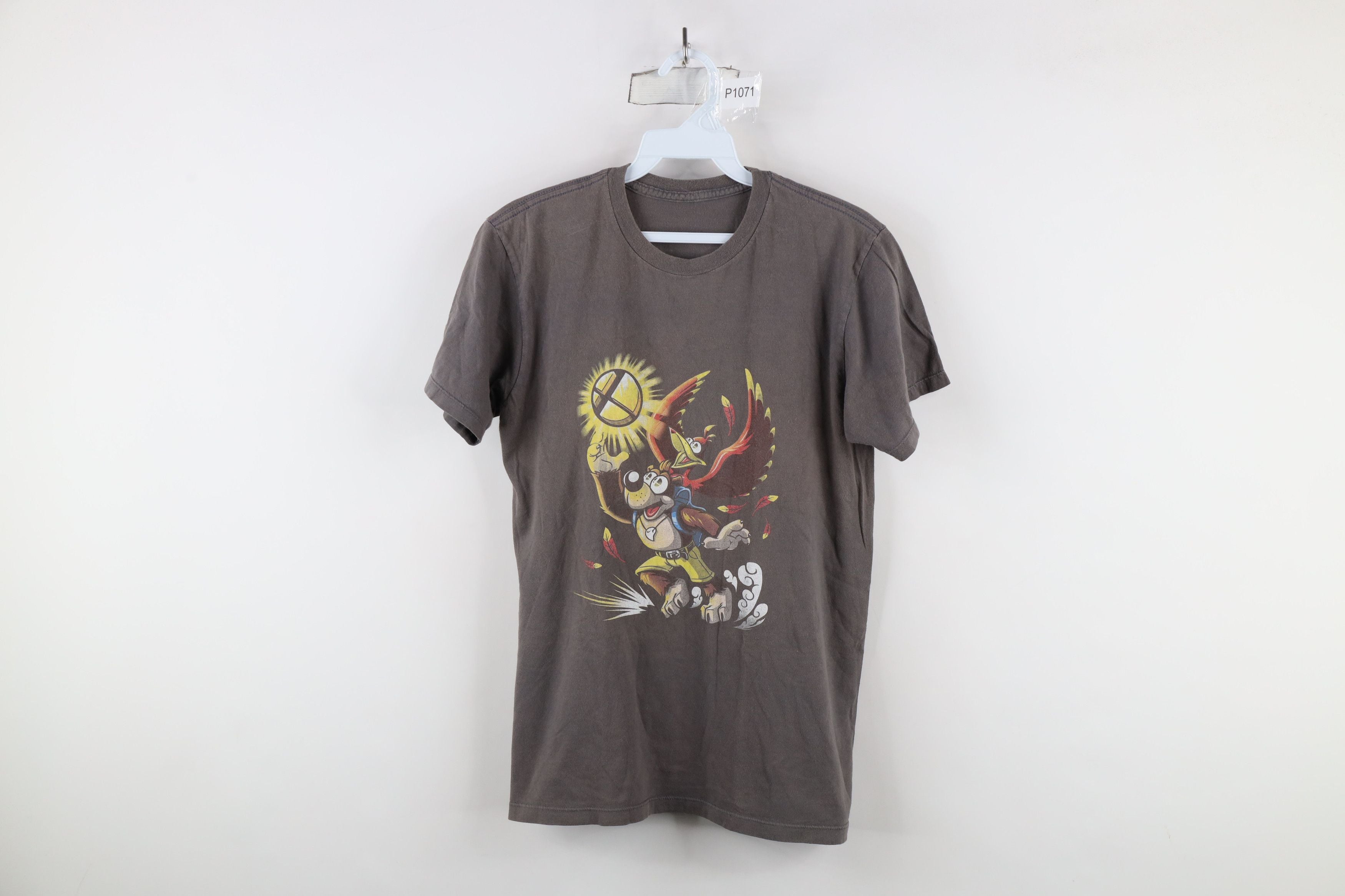 Vintage Kazooie Game Gaming Short Sleeve T Shirt Gray Cotton Hoodie, Sweatshirt | PodTeesHub.com