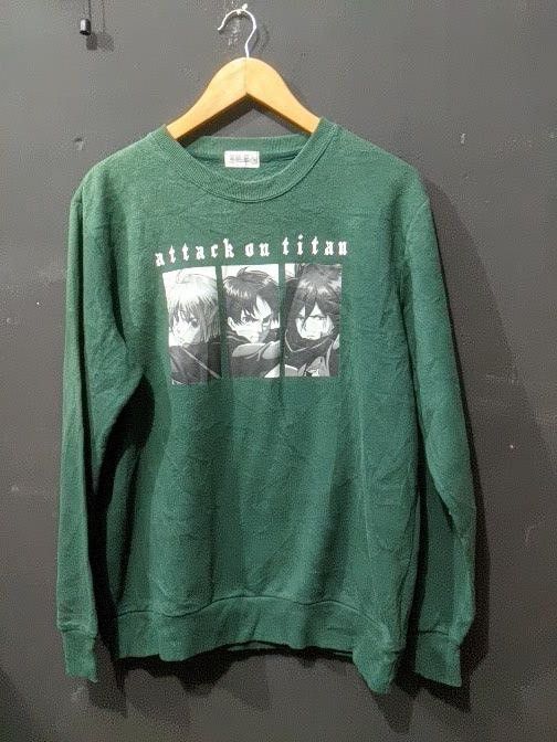 Japanese Brand X Vintage Attack On Titan Sweatshirt T-Shirts, Hoodie | PodTeesHub.com