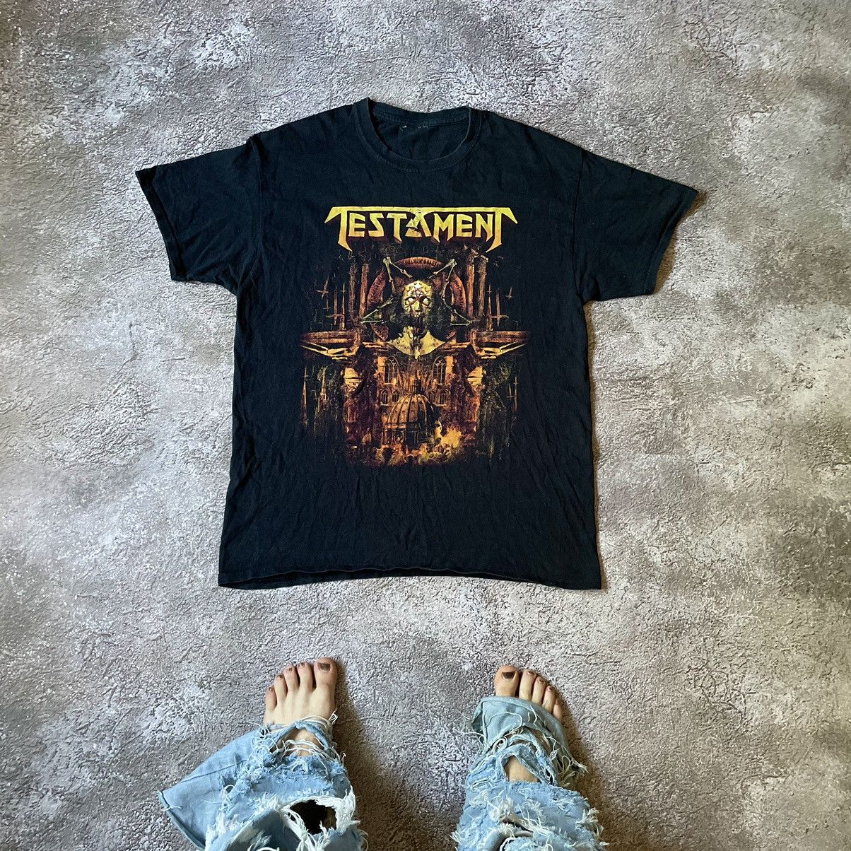 Band Tees Vintage Y2k Skeleton Testament Dead Face Skulls Horror Tee Hoodie, Sweatshirt | PodTeesHub.com
