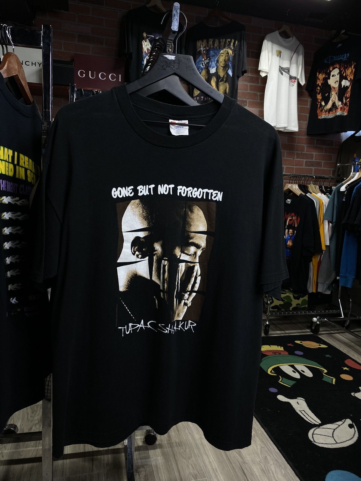 Vintage 90 S Tupac Rap T Shirt Rare Memorial Tee Large Hoodie, Sweatshirt | PodTeesHub.com