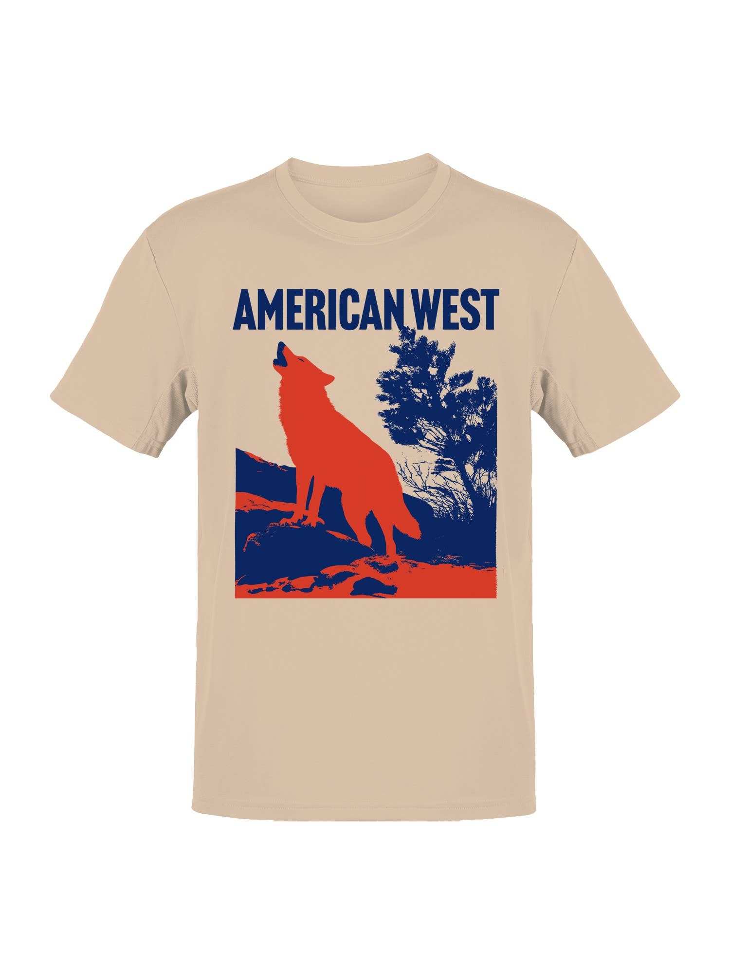 Iconic American West Howling Wolf Men's T-Shirt Hoodie, Sweatshirt | PodTeesHub.com