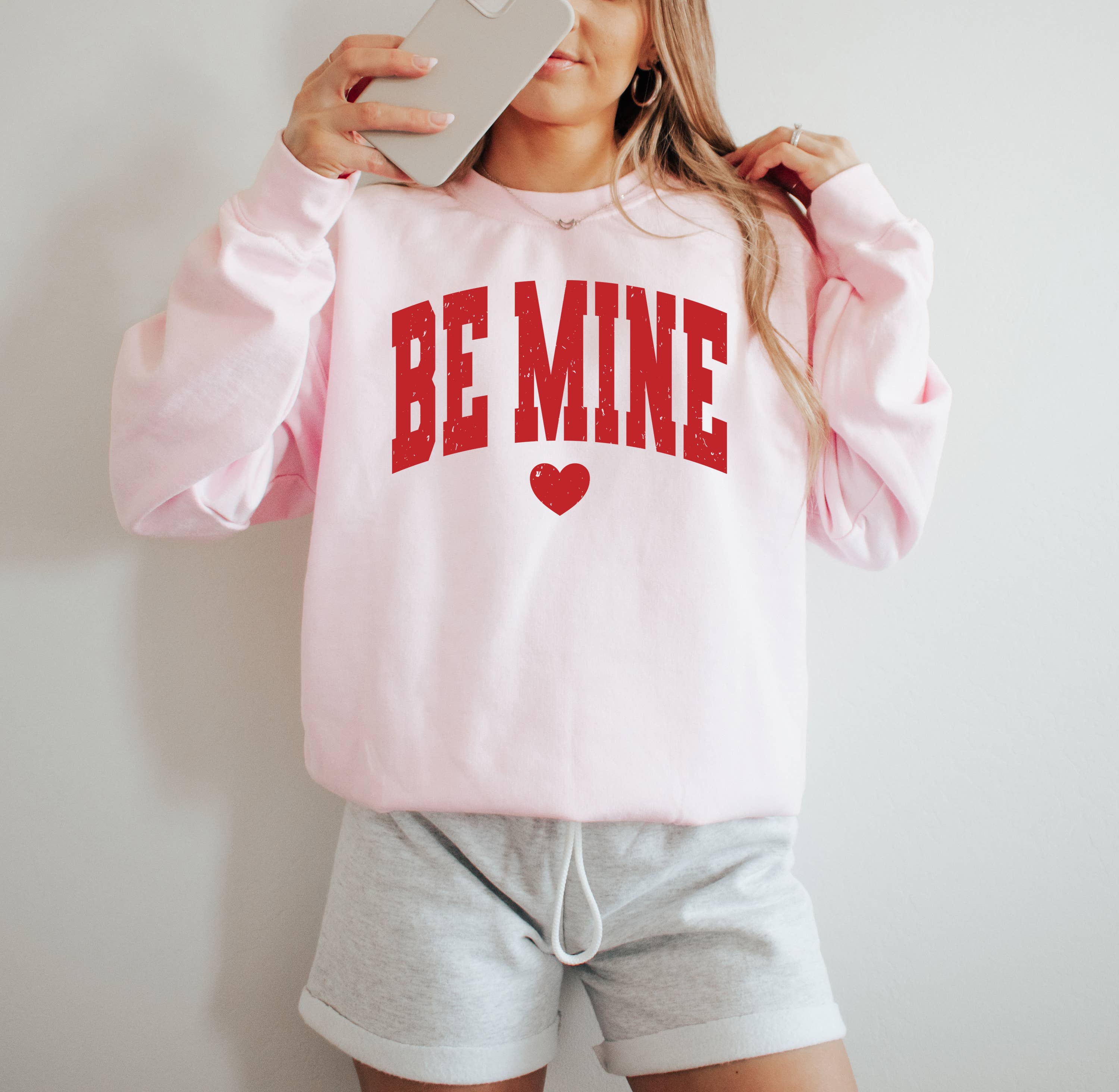 Be Mine, Valentine's Day Sweatshirt, Xoxo, Graphic Apparel T-Shirts, Hoodie | PodTeesHub.com