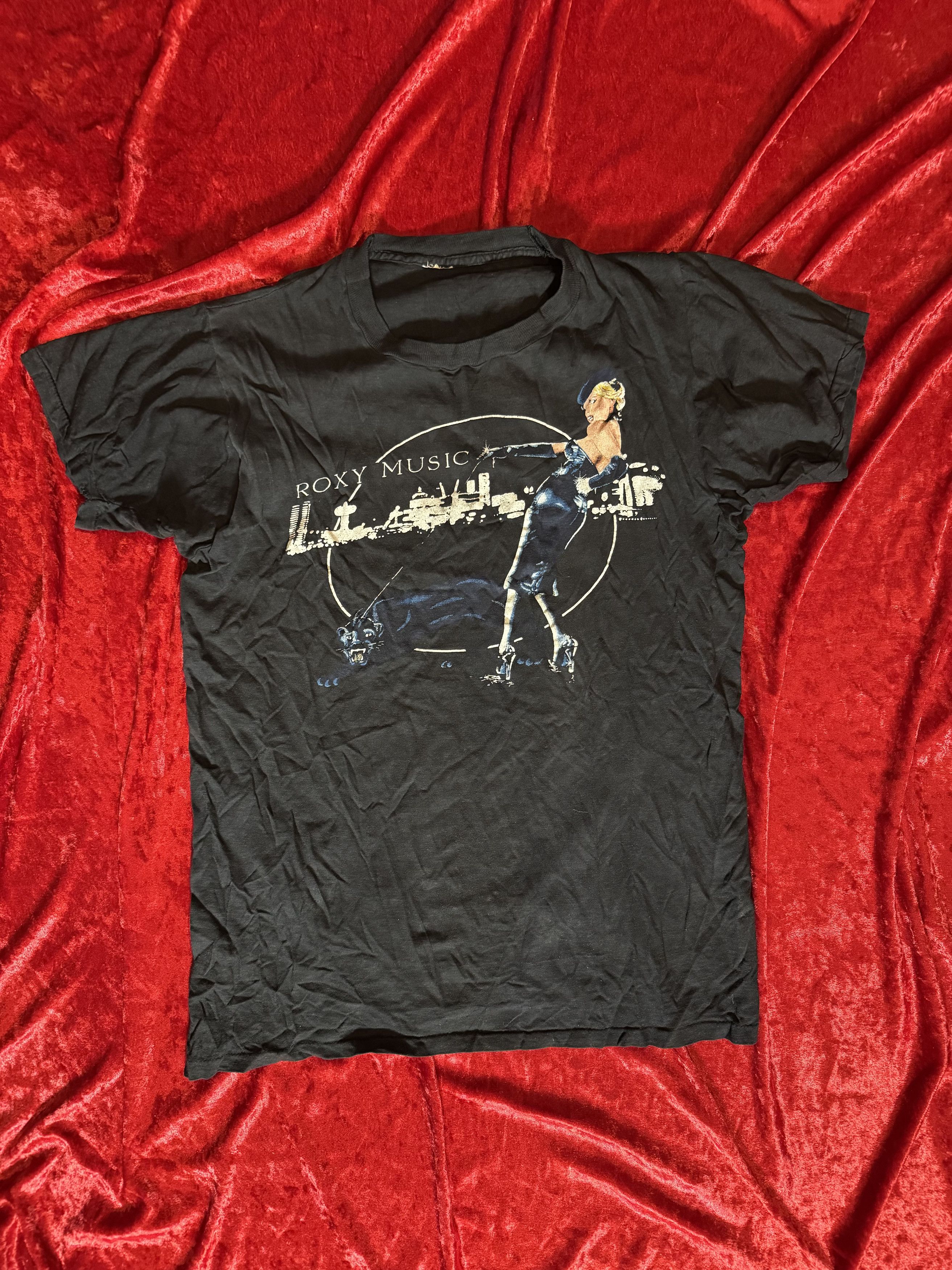 Vintage Roxy Music 80 S T Shirt Size S Hoodie, Sweatshirt | PodTeesHub.com