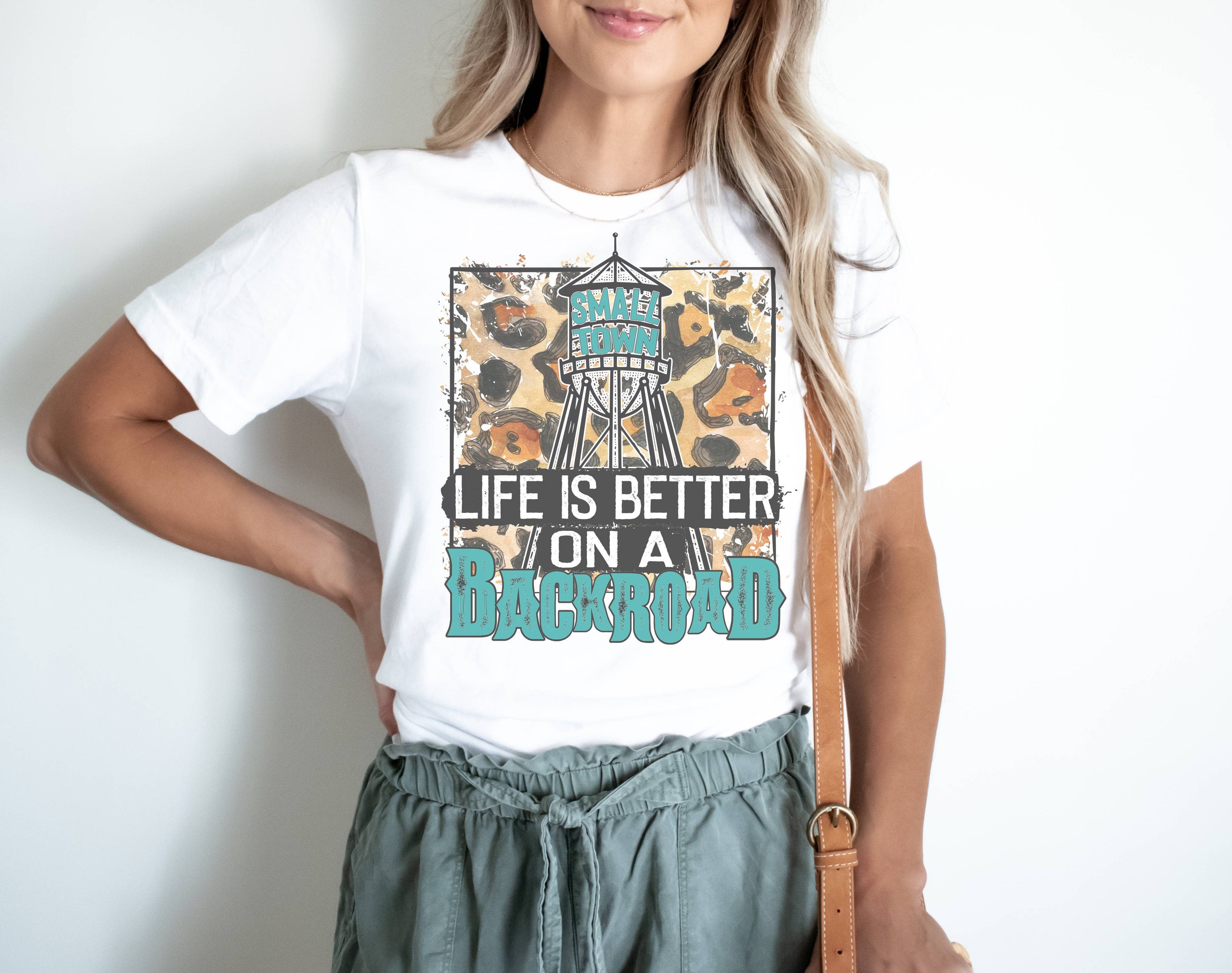 Life Is Better On A Backroad Western Graphic Tee Hoodie, Sweatshirt | PodTeesHub.com