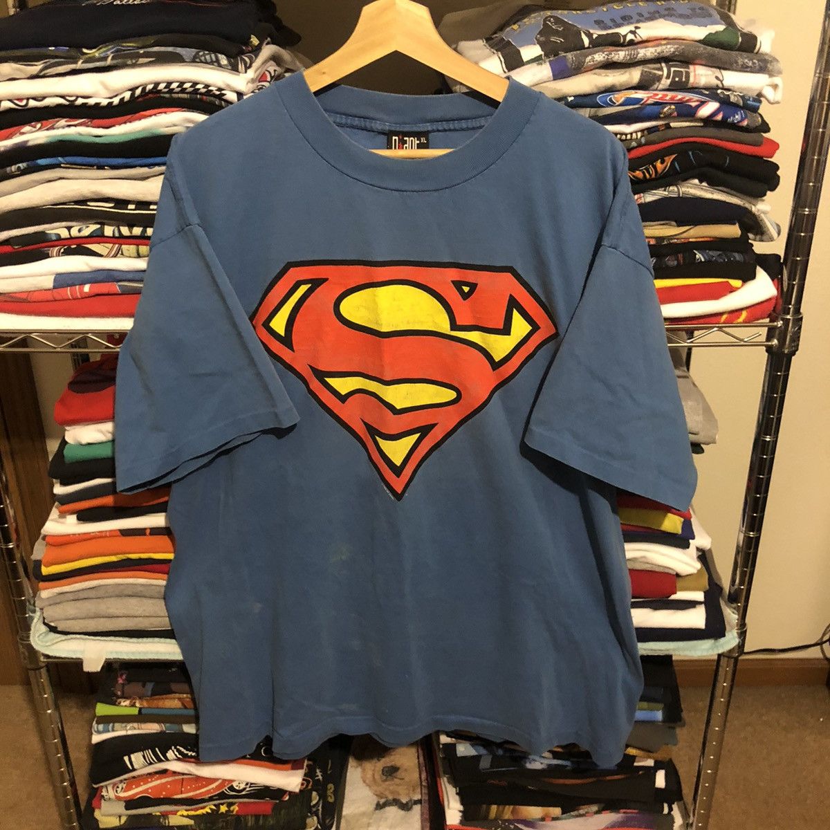 Vintage 1996 Giant Tag Superman Dc Tee Hoodie, Sweatshirt | PodTeesHub.com
