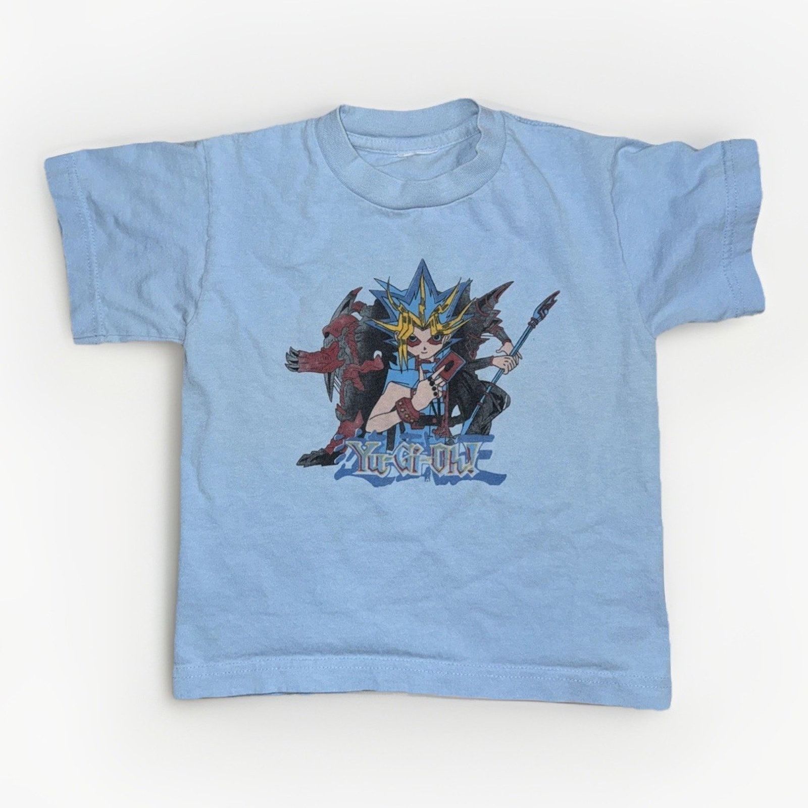 Vintage Kids Yu Gi Oh T Shirt Blue Anime Tcg Small Hoodie, Sweatshirt | PodTeesHub.com