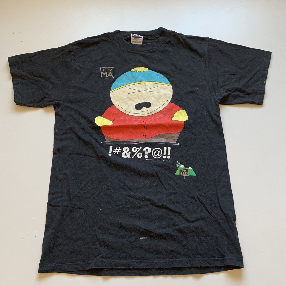 Vintage 90s South Park Eric Cartman Cartoon T Shirt Faded Hoodie, Sweatshirt | PodTeesHub.com