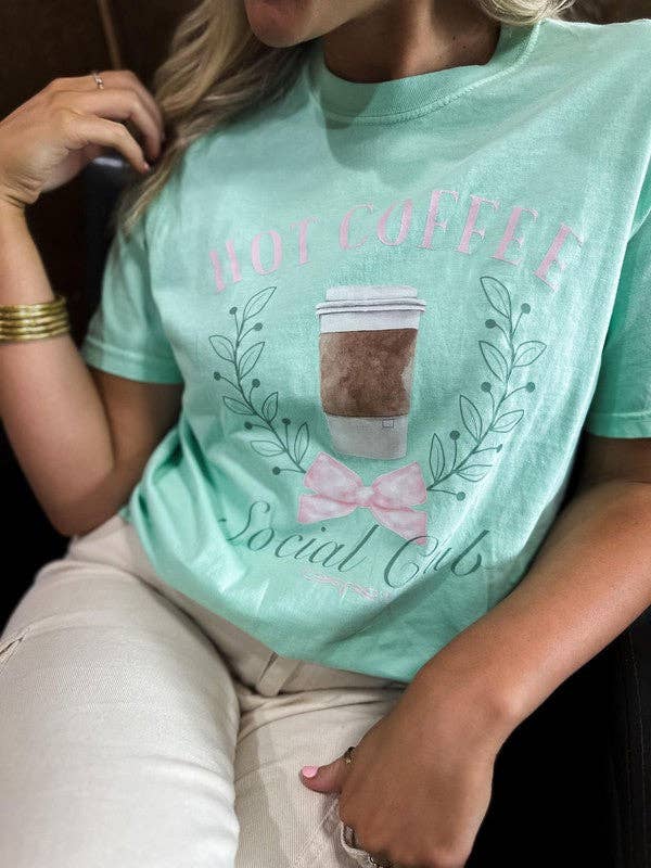 Hot Coffee Social Club Tee Hoodie, Sweatshirt | PodTeesHub.com