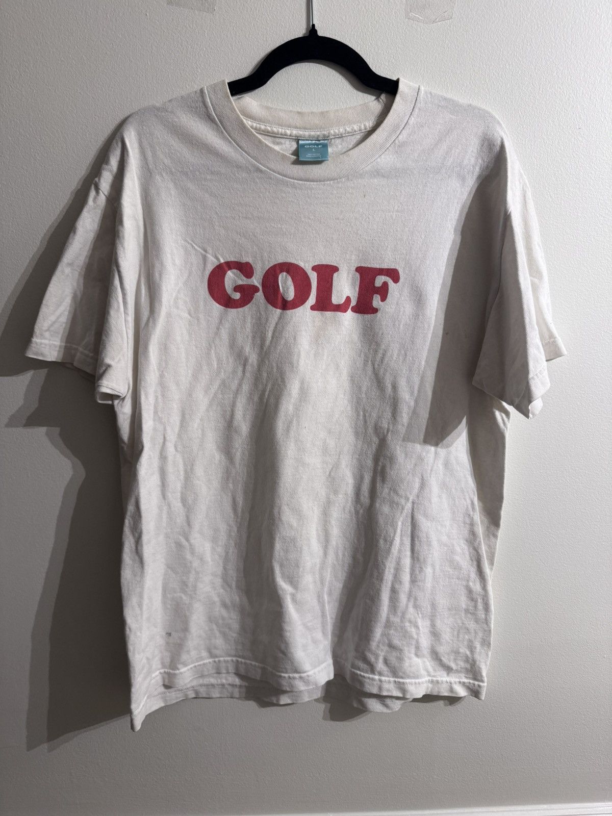 Wang Golf Wang White Logo T Shirt Hoodie, Sweatshirt | PodTeesHub.com