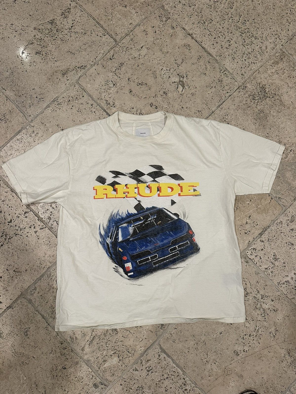 Rhude Nascar Tee Hoodie, Sweatshirt | PodTeesHub.com