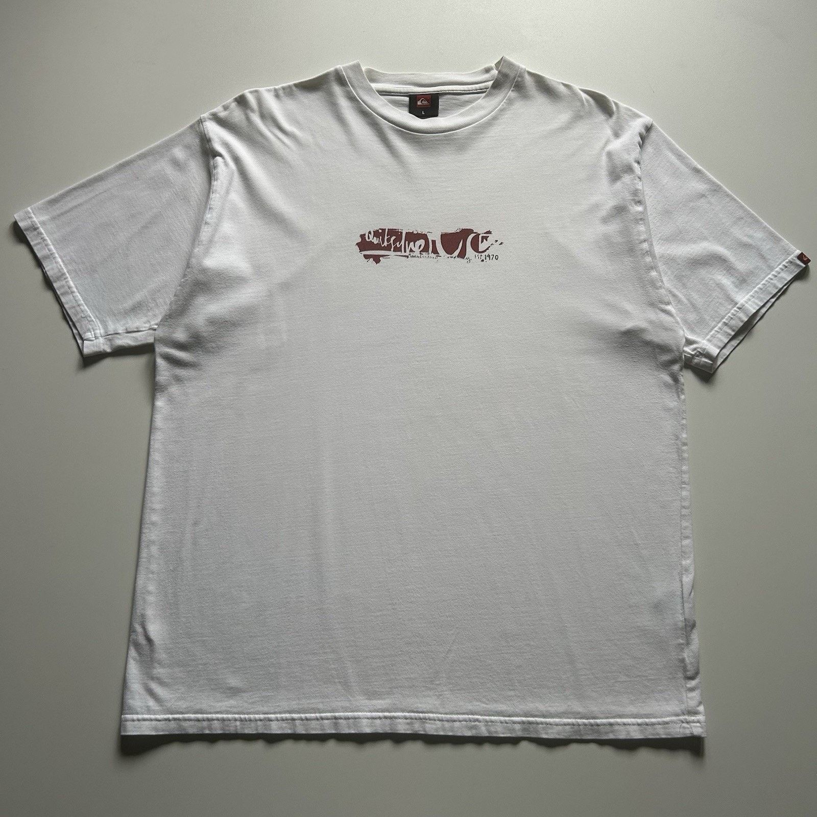 Vintage Y2k Quiksilver White Large Skater 90s Surf T-Shirts, Hoodie, Sweatshirt