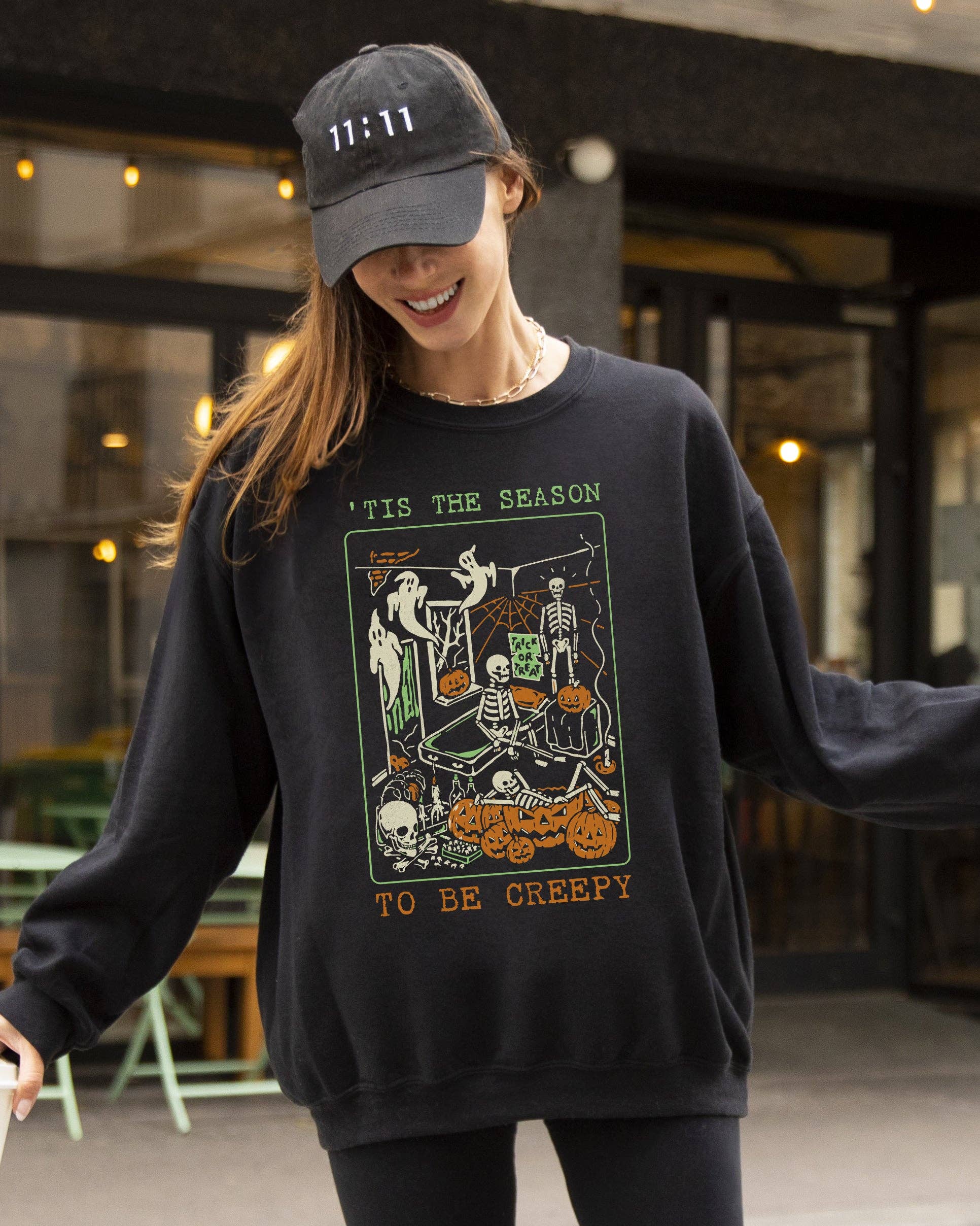 Tis the Season, Creepy Skeleton, Funny, Halloween Sweatshirt T-Shirts, Hoodie | PodTeesHub.com