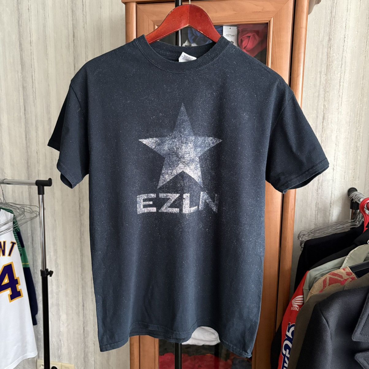 Vintage 00s Ezln Emiliano Zapata Revolution Vintage T Shirt Big Logo Hoodie, Sweatshirt | PodTeesHub.com