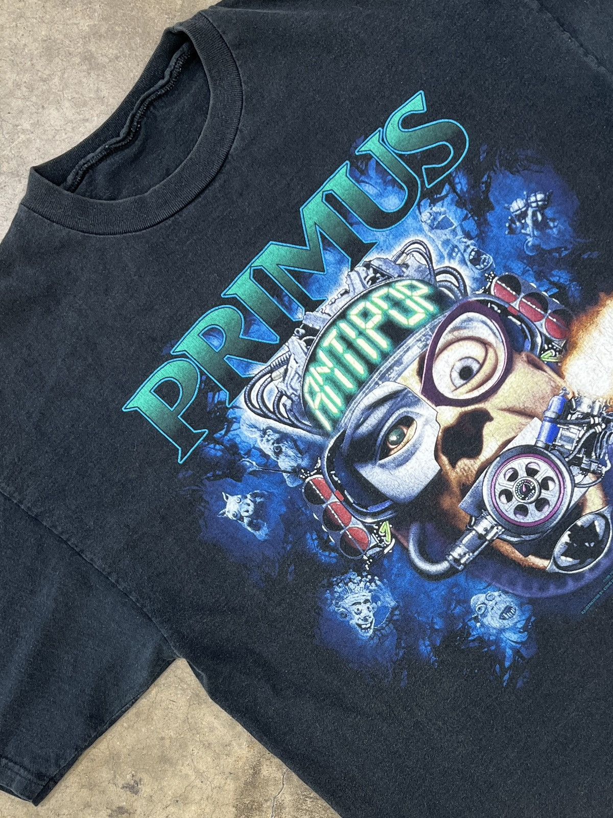 Band Tees Vintage 1999 Primus Anti Pop Tour Concert Tee Xl Hoodie, Sweatshirt | PodTeesHub.com