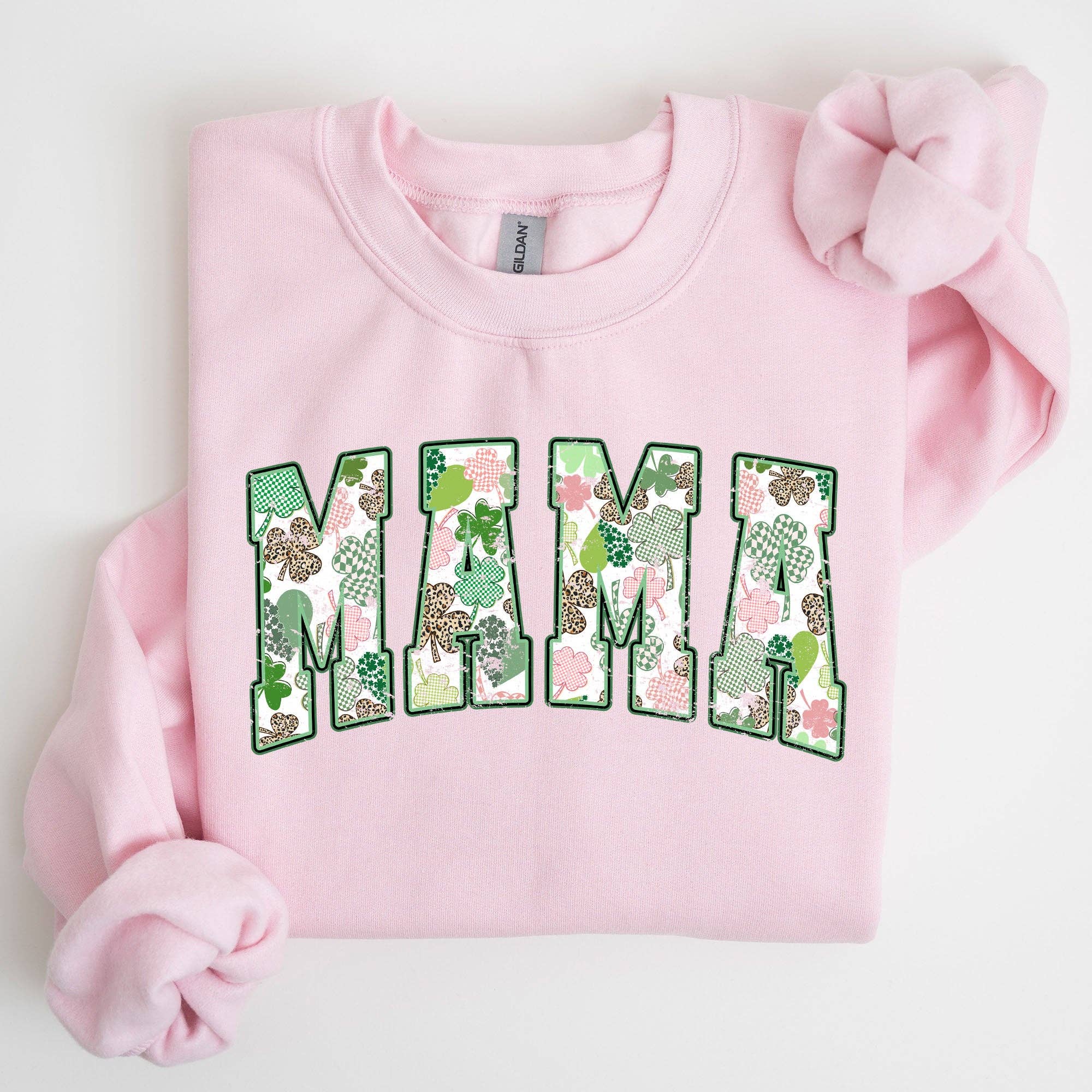 Mama Clover Shamrock Lucky Irish St Patrick's Day Sweatshirt T-Shirts, Hoodie | PodTeesHub.com